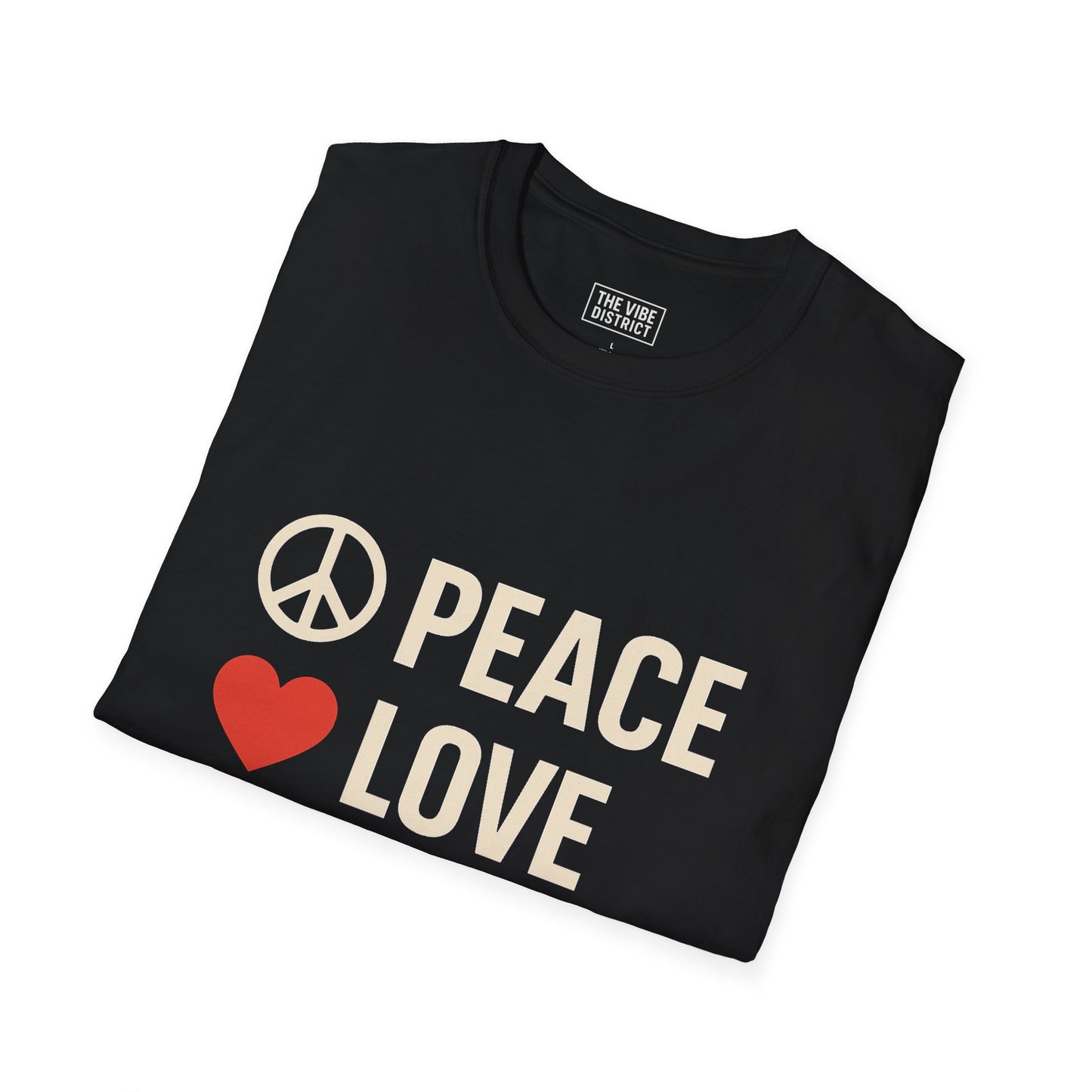 Peace Love Progress Unisex Softstyle T-Shirt, Casual Tee, Gift for Activists, Comfortable Wear, Fundraiser Event Shirt