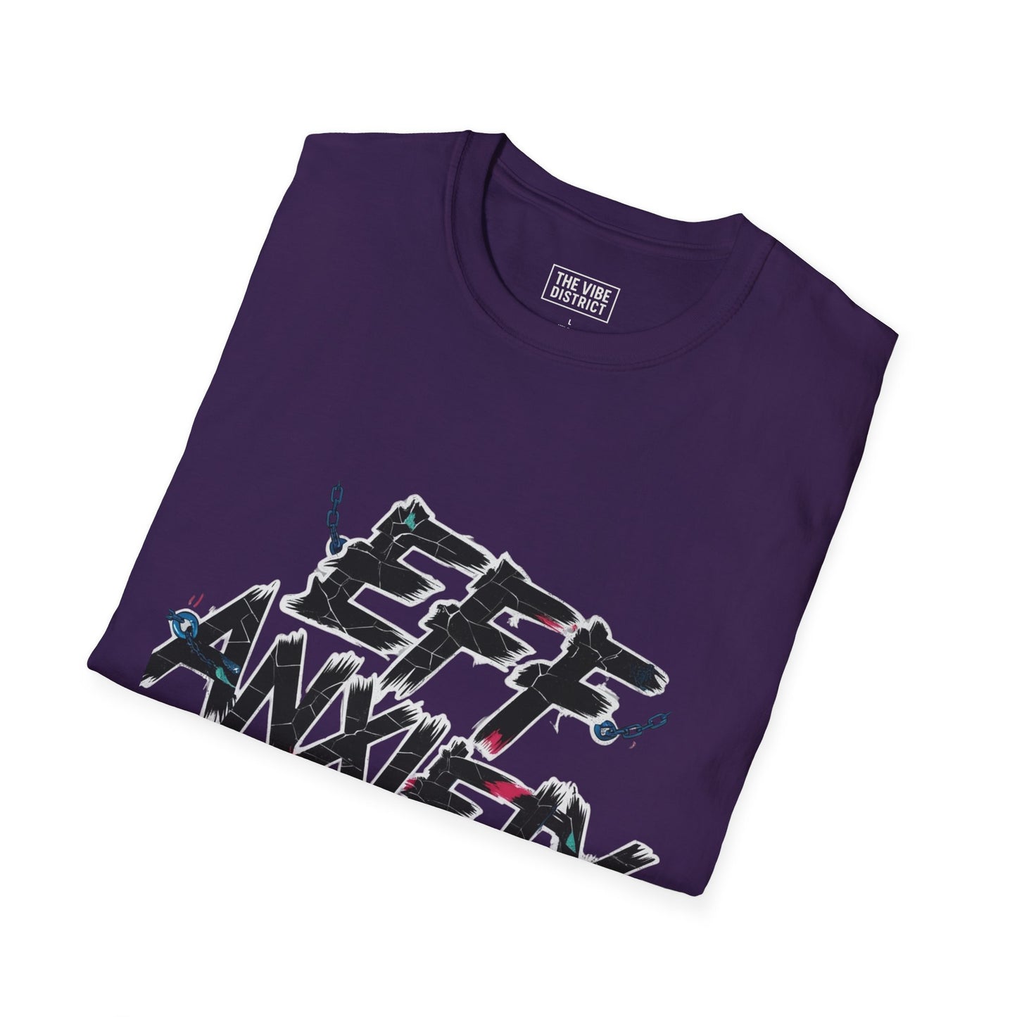 Eff Anxiety Unisex Softstyle T-Shirt - Casual Comfort for Mental Health Awareness