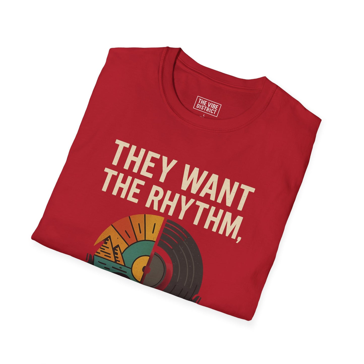 Retro Music Unisex Softstyle T-Shirt, Vintage Vibe Tee, Music Lovers Gift, Festival Wear, Retro Album Art Tee
