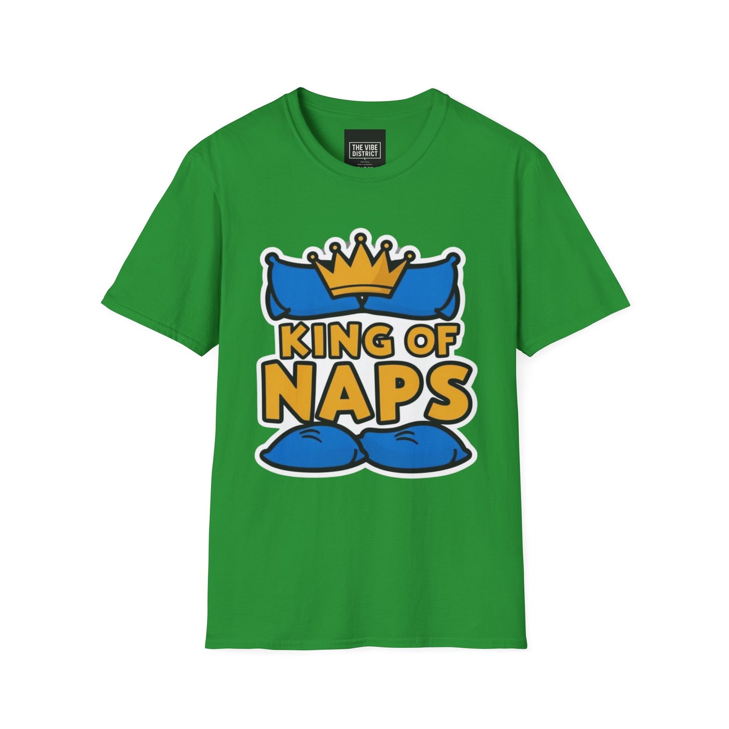 King of Naps Unisex Softstyle T-Shirt - Perfect Gift for Sleep Lovers
