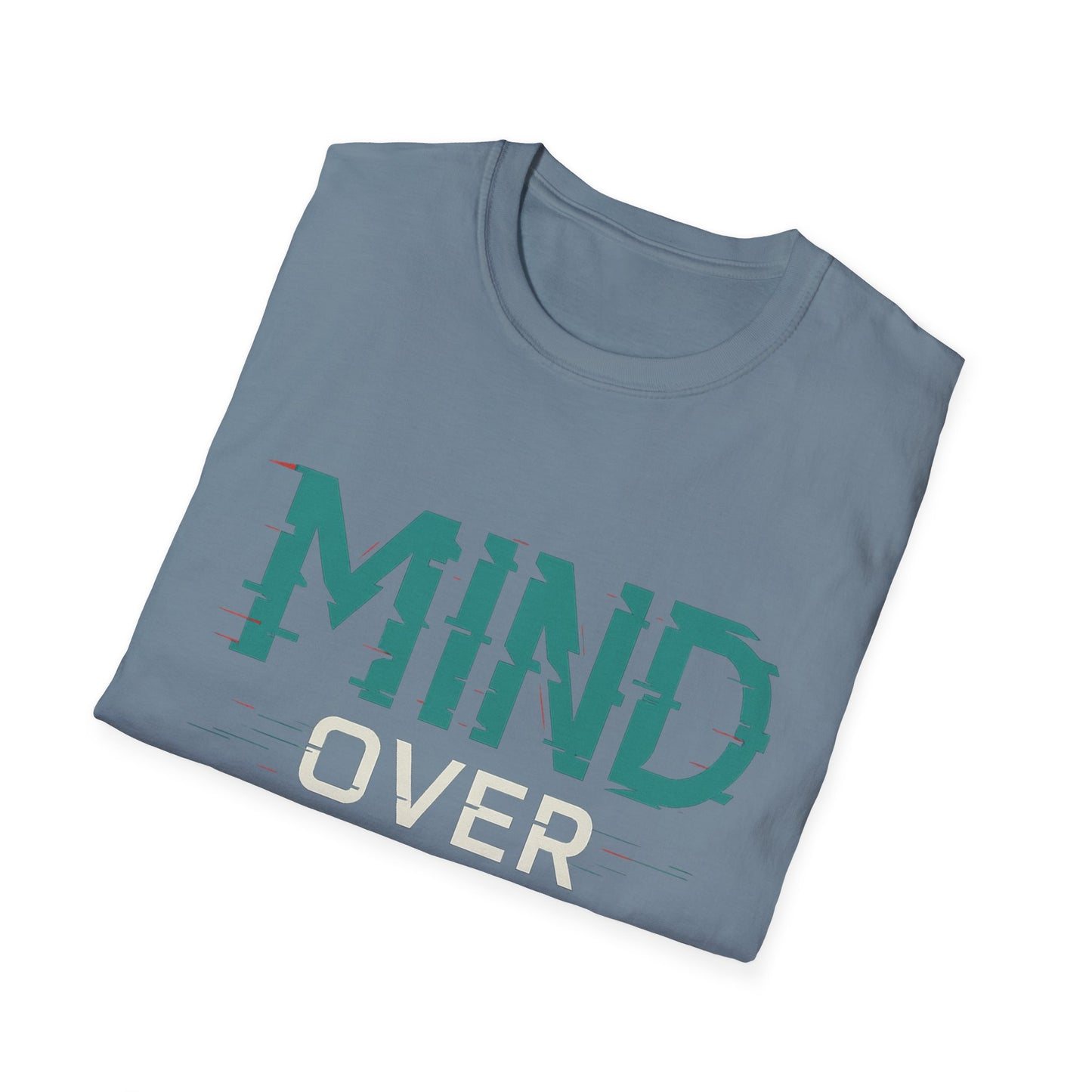 Mind Over Matter Unisex Softstyle T-Shirt - Motivational Graphic Tee