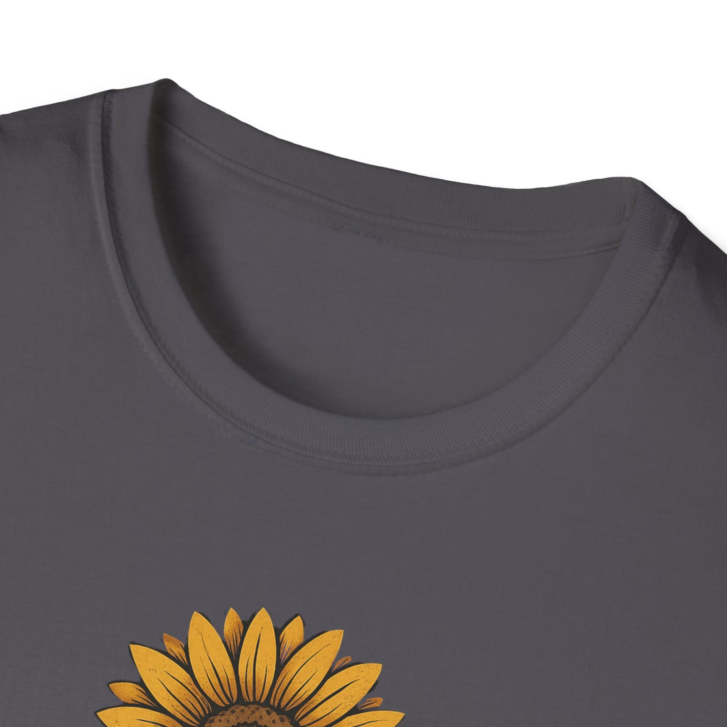 Bloom Through the Concrete Unisex Softstyle T-Shirt, Inspirational Tee, Nature Lover Gift, Motivational Shirt, Gardening Outfit