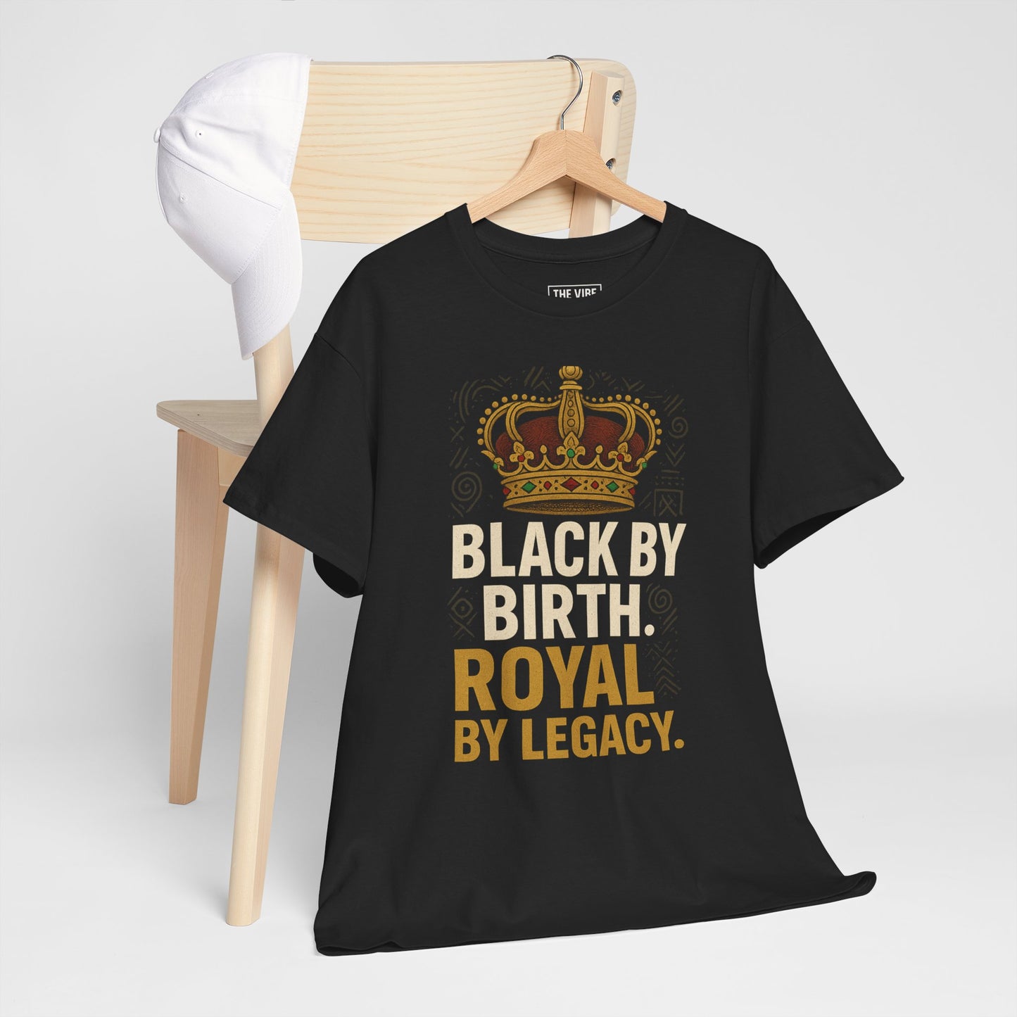 Royal Legacy Graphic Tee, Empowering Unisex Cotton T-Shirt, Black Heritage Apparel, Unique Gift for Birthdays, Black History Month