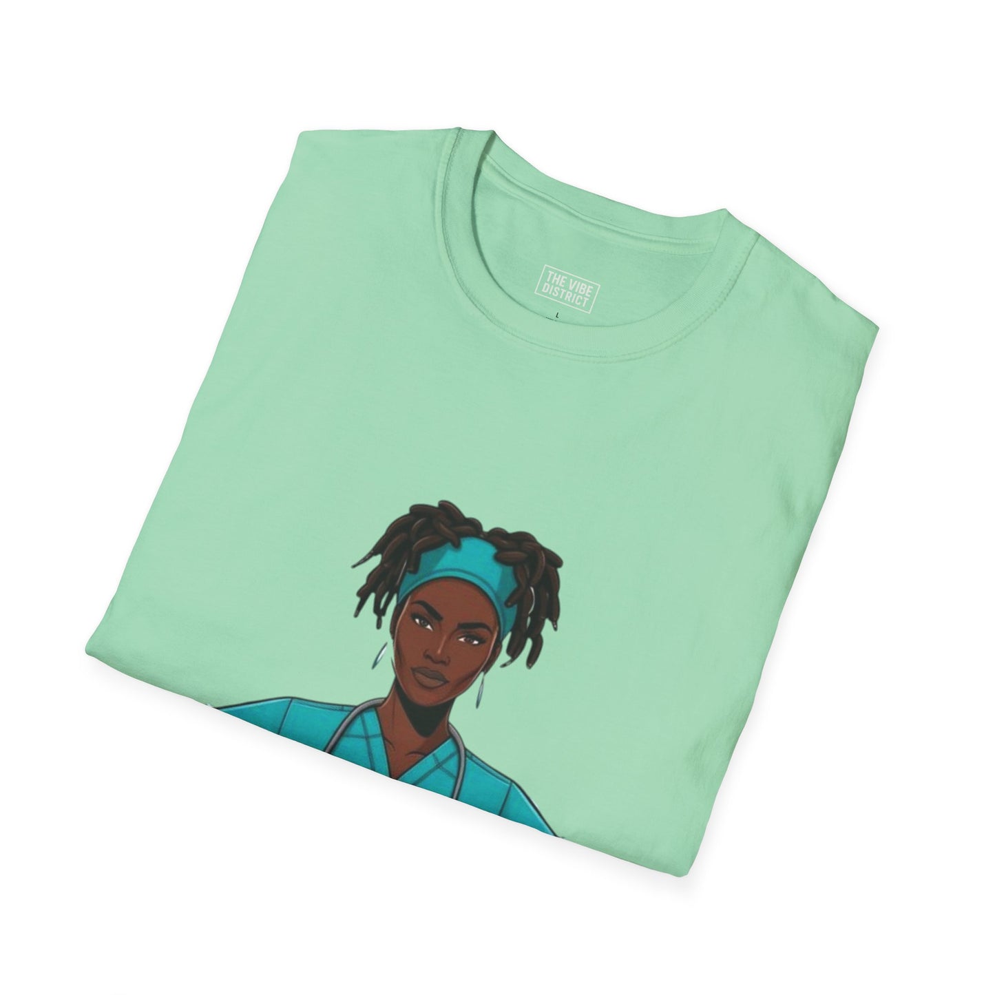 Nurse Graphic T-Shirt - Powered by Purpose - Unisex Softstyle Apparel