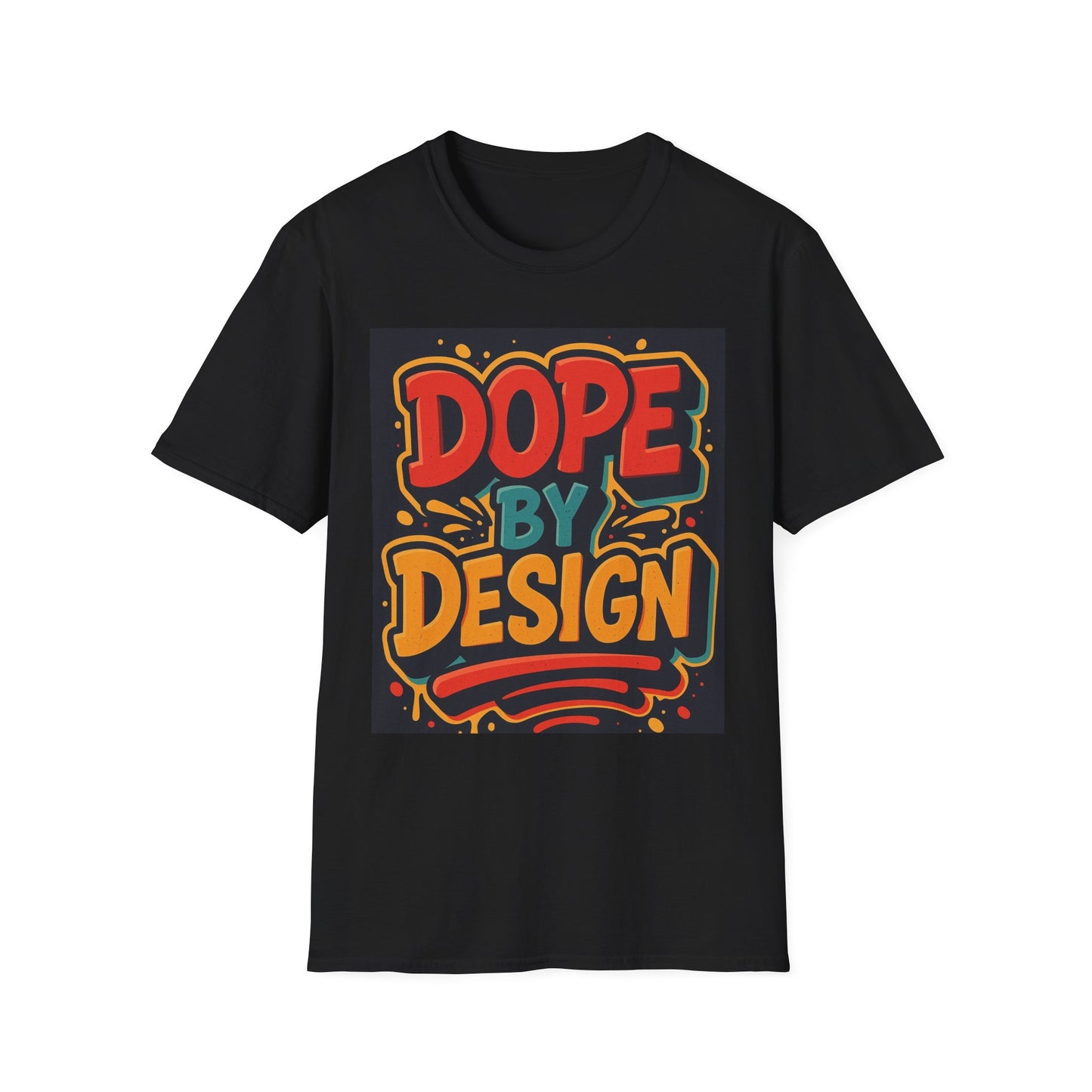 Dope by Design Unisex Softstyle T-Shirt - Vibrant Graphic Tee for Casual Wear