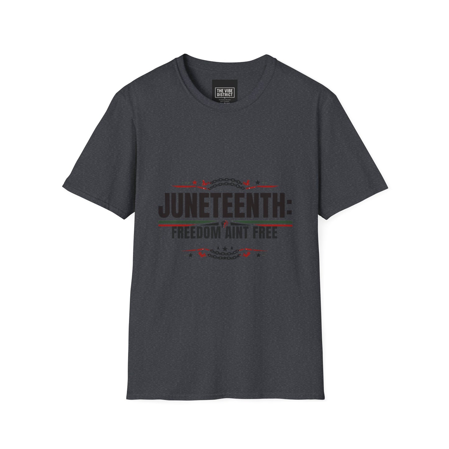 Juneteenth Freedom Ain't Free Unisex Softstyle T-Shirt