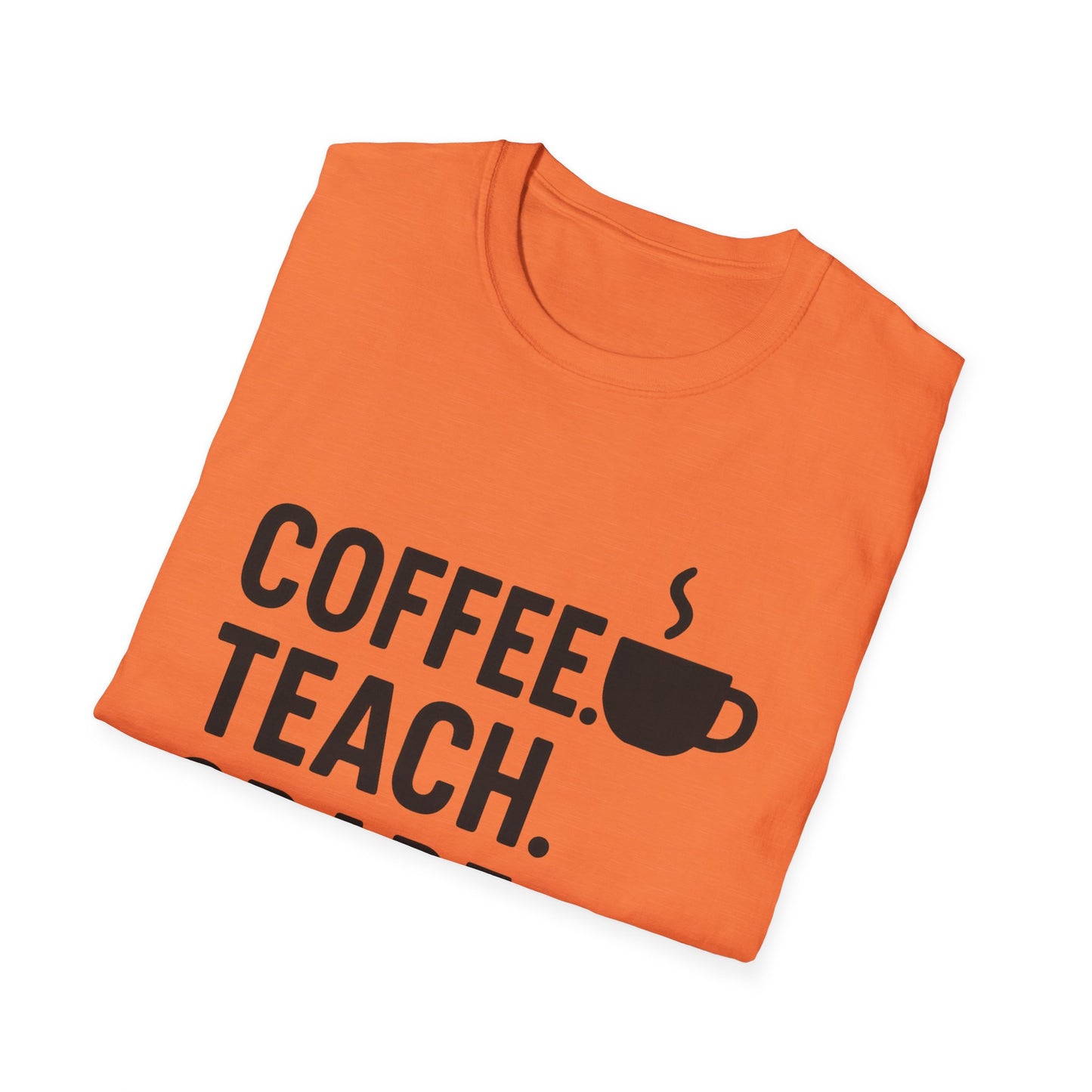 Coffee Teacher T-Shirt, Gift for Educators, Back to School Shirt, Teacher Appreciation, Funny Teaching Tee, Unisex Softstyle Tee