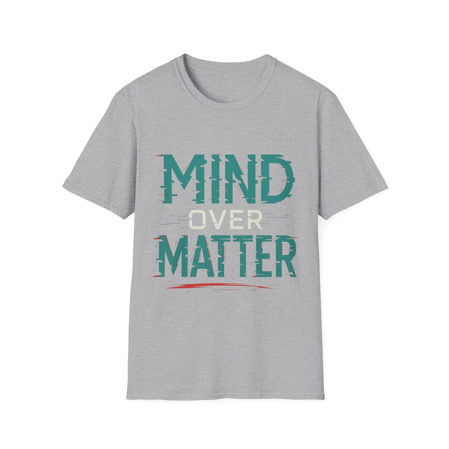 Mind Over Matter Unisex Softstyle T-Shirt - Motivational Graphic Tee