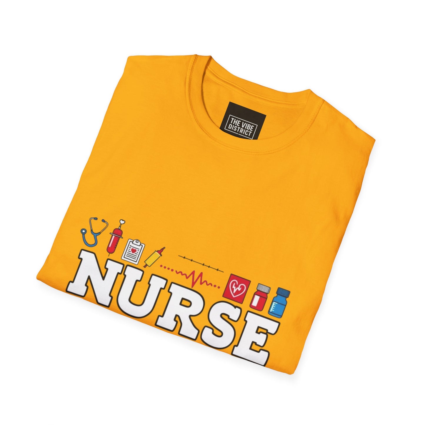 Nurse Appreciation T-Shirt | Unisex Softstyle Tee for Healthcare Heroes | "I'll Be There For You" Design