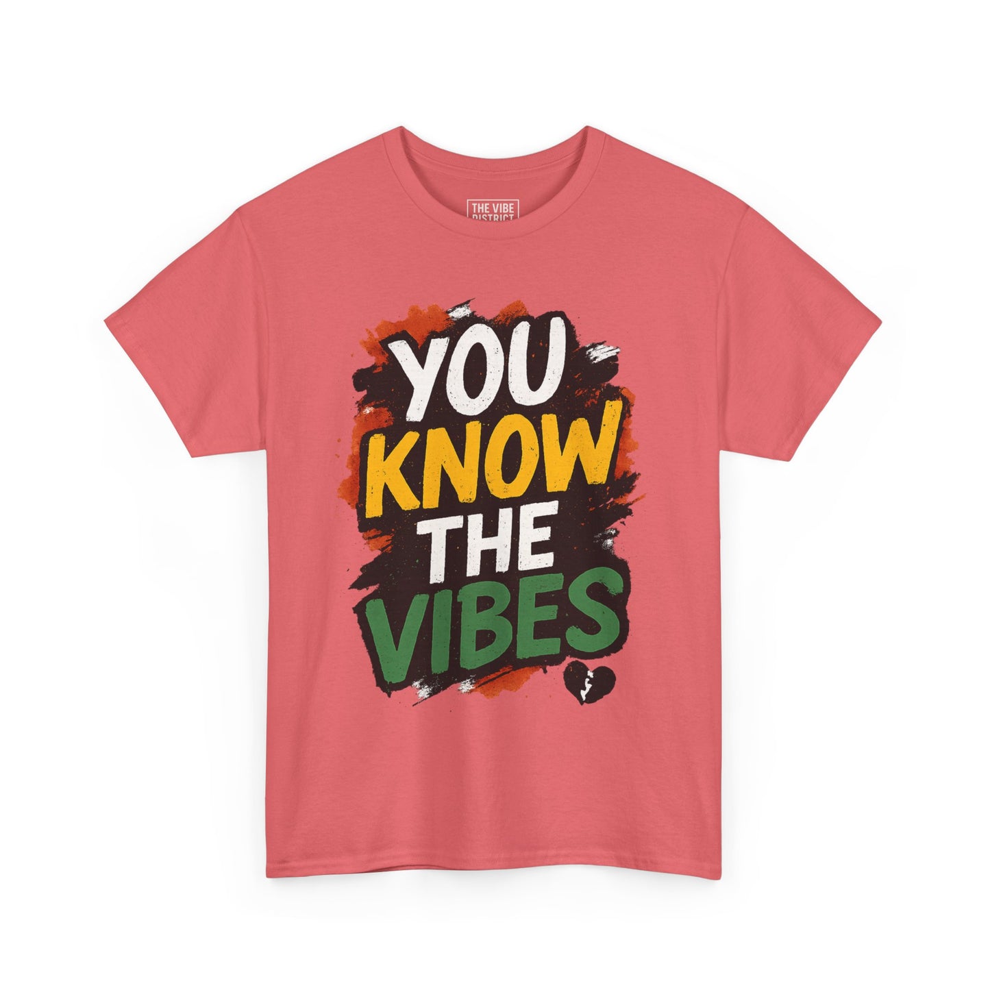 Vibrant Vibes Tee | Unisex Heavy Cotton Shirt, Casual Wear, Gift for Friends, Summer Outfit, Motivational T-Shirt, Festival Fashion