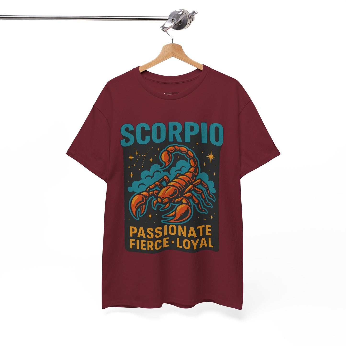 Scorpio Zodiac Tee | Passionate, Fierce & Loyal | Astrology Gift, Horoscope Shirt, Unisex Apparel, Birthday Present, Astrology Lover