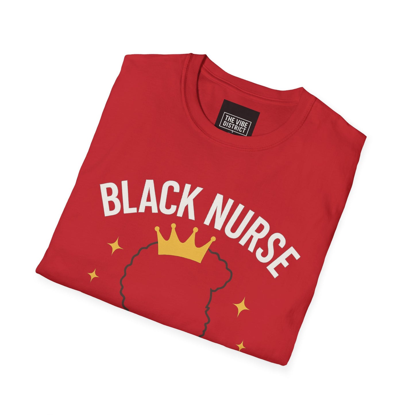Black Nurse Magic Unisex Softstyle T-Shirt - Celebrate Healthcare Heroes