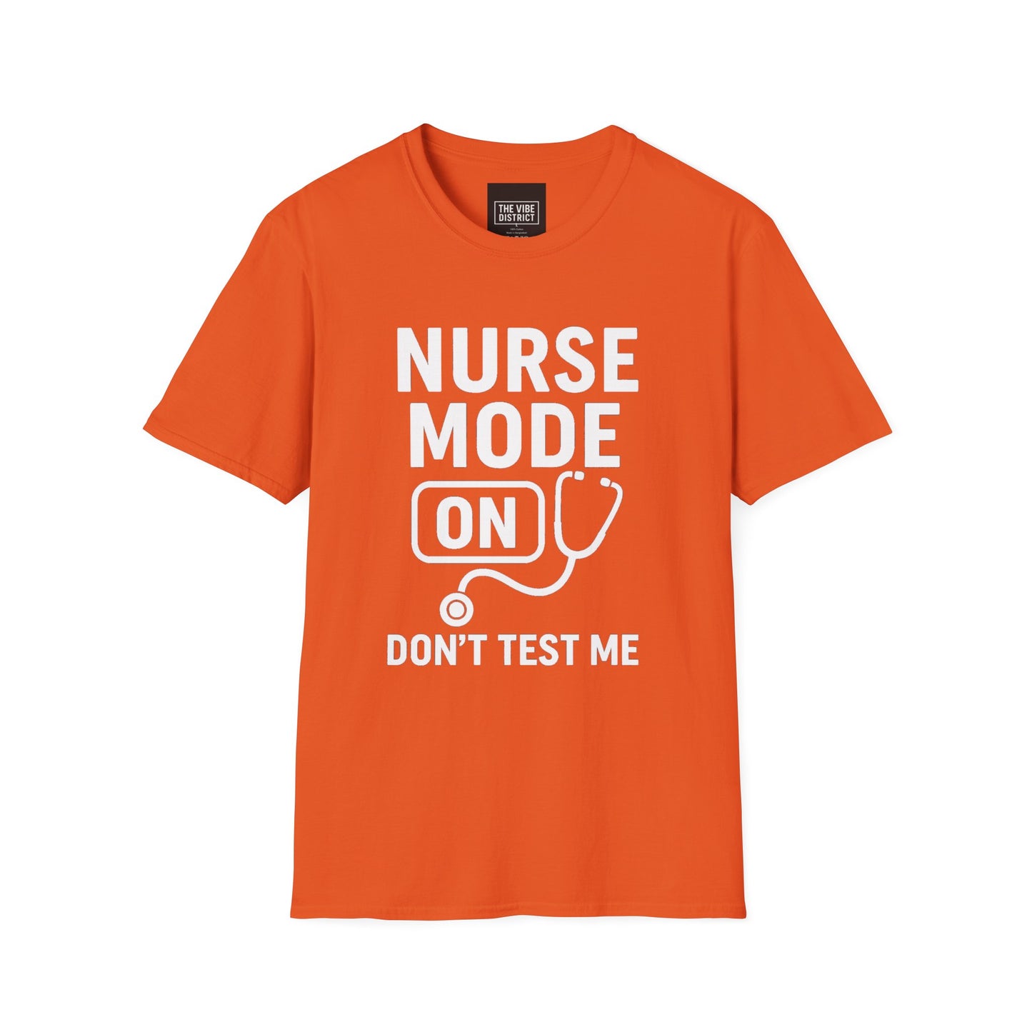 Nurse Mode On T-Shirt - Unisex Softstyle Tee for Healthcare Workers