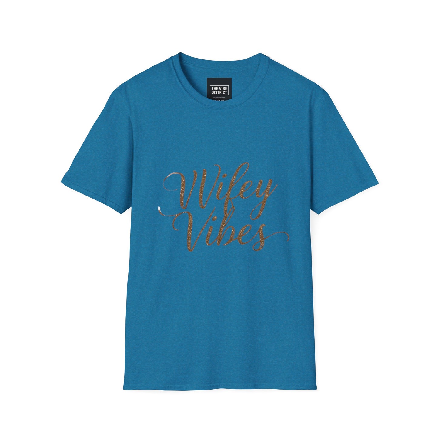 Wifey Vibes Unisex Softstyle T-Shirt - Perfect Gift for Brides and Newlyweds