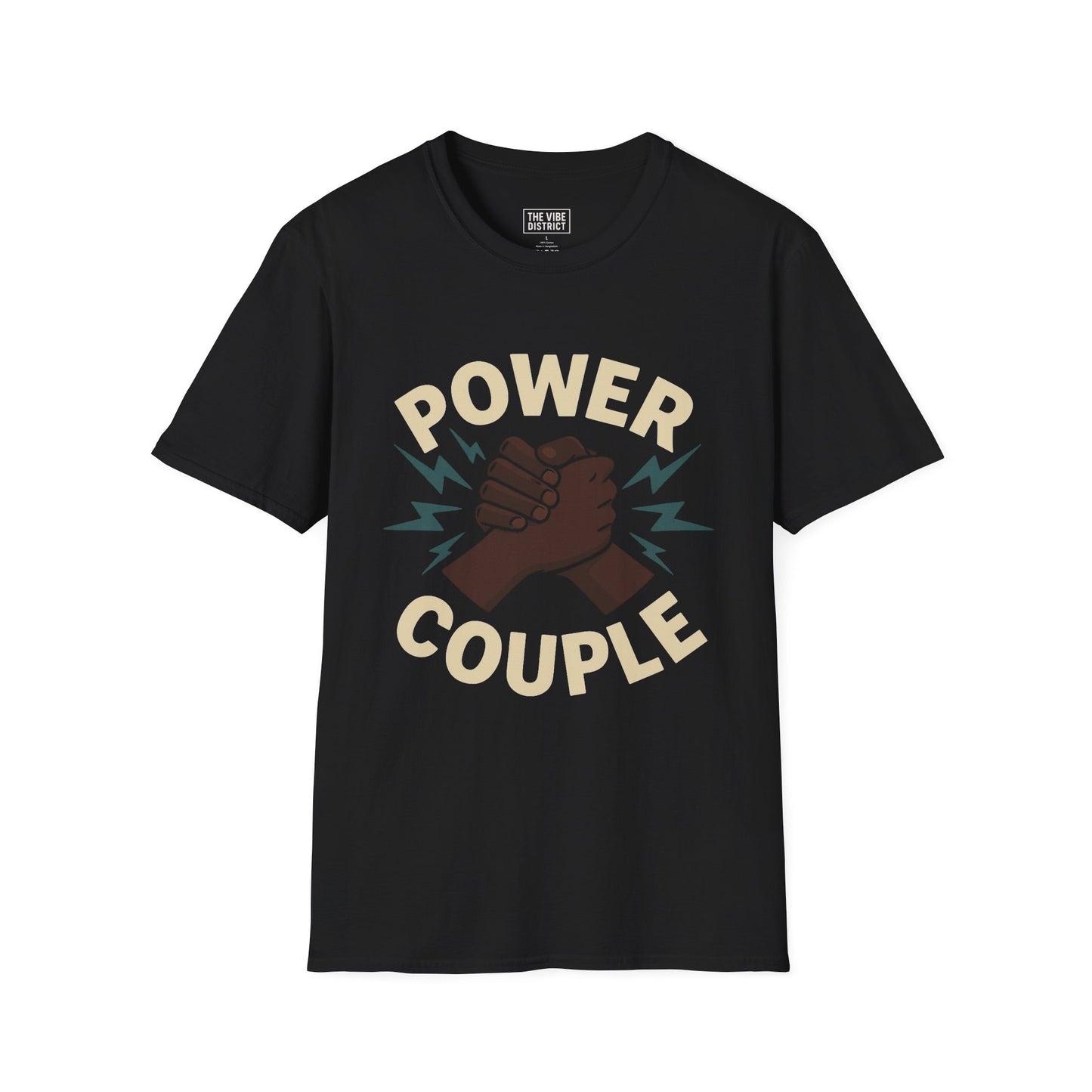 Power Couple Unisex T-Shirt, Couple Anniversary Gift, Relationship Tee, Funny Couples Shirt, Matching Outfits, Love Apparel