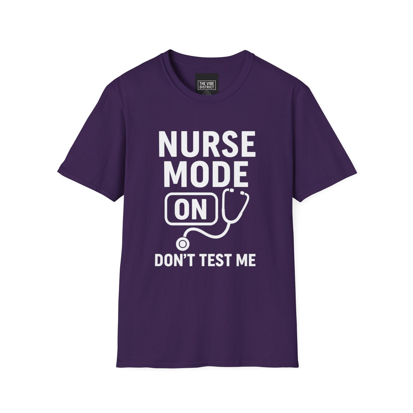 Nurse Mode On T-Shirt - Unisex Softstyle Tee for Healthcare Workers