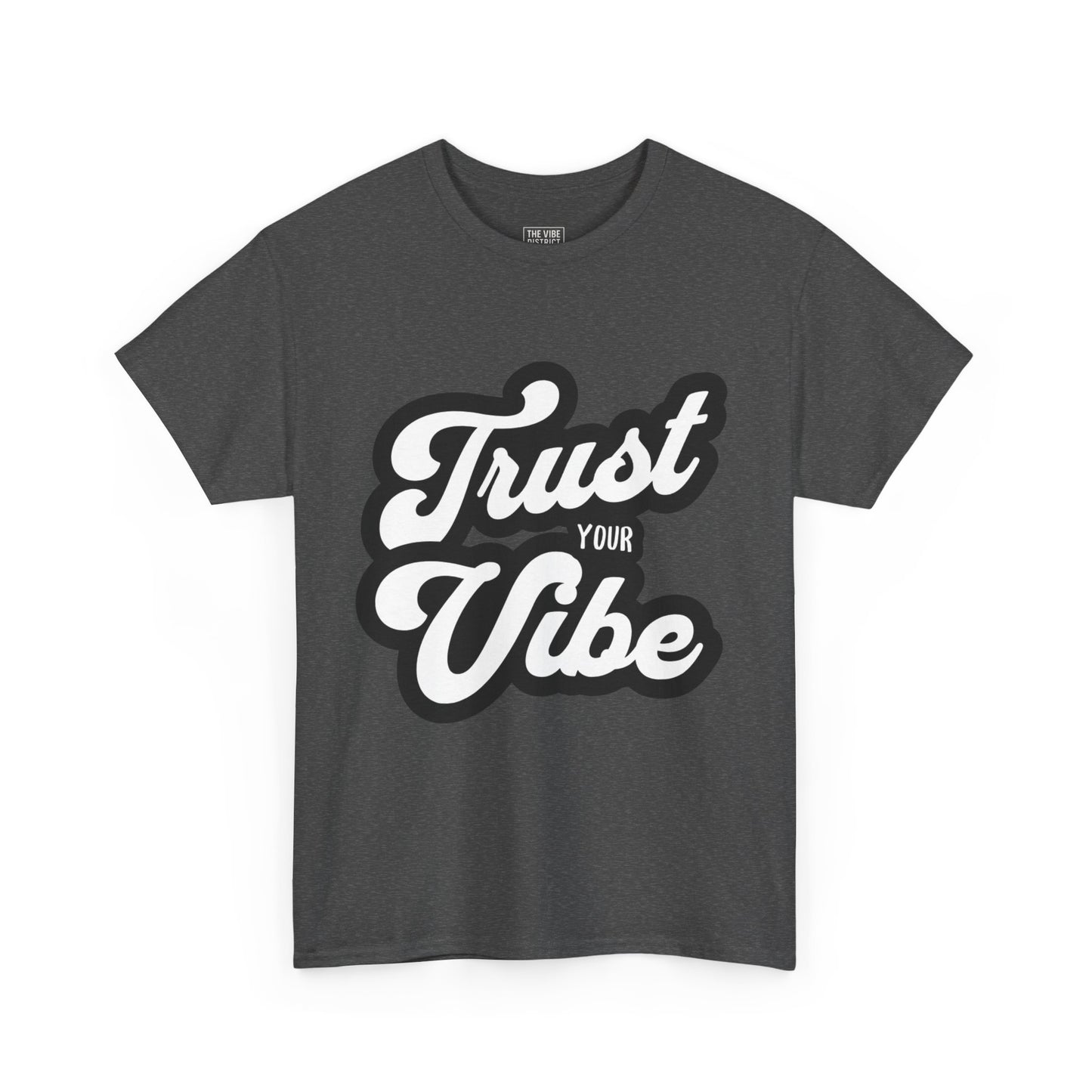 Trust Your Vibe Unisex Cotton Tee, Positive Affirmation Shirt, Casual Everyday Wear, Gift for Teens, Birthday, Inspirational Fashion