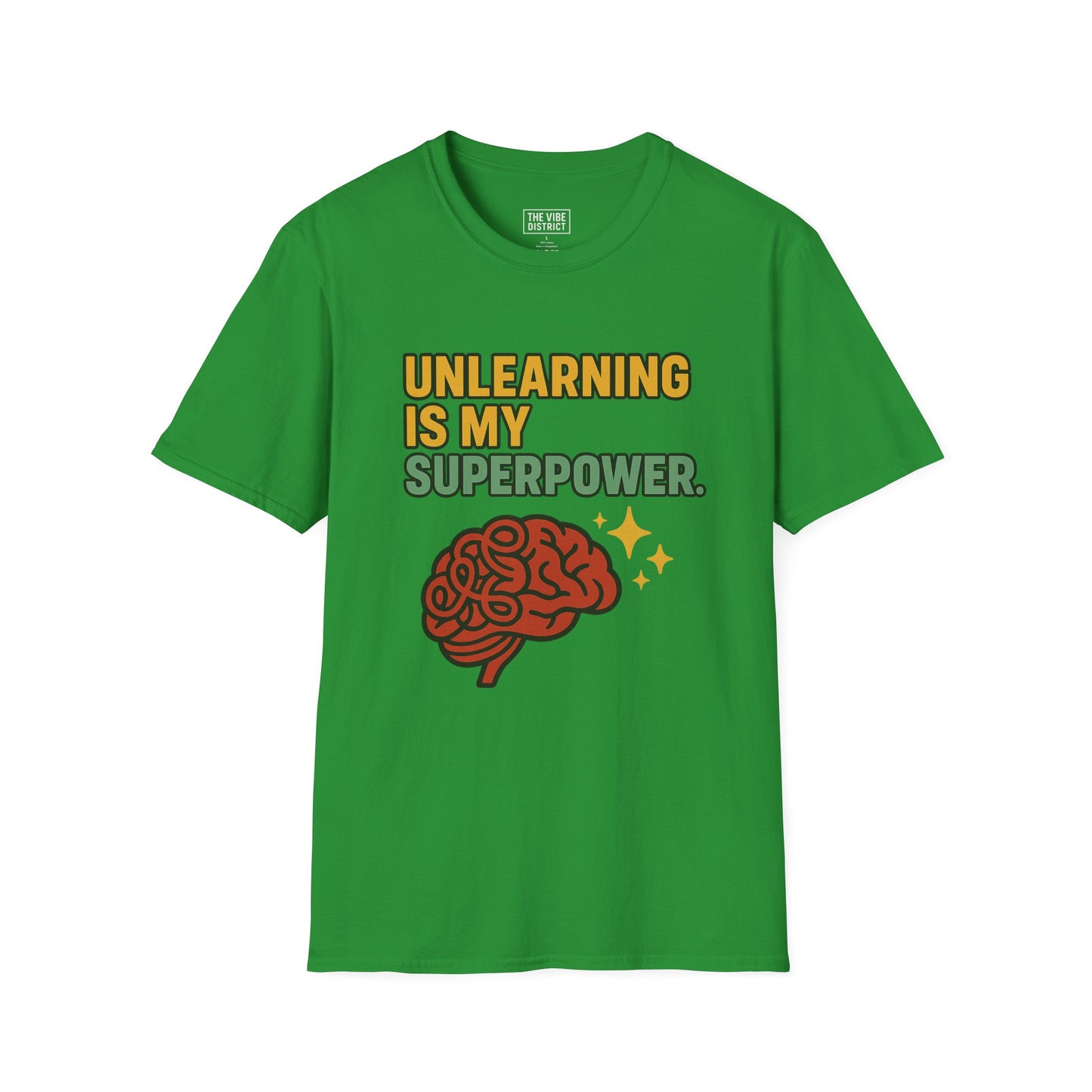 Unlearning is My Superpower T-Shirt, Softstyle Tee for Growth, Unisex Gift for Teachers, Casual Wear, Self-Improvement Apparel