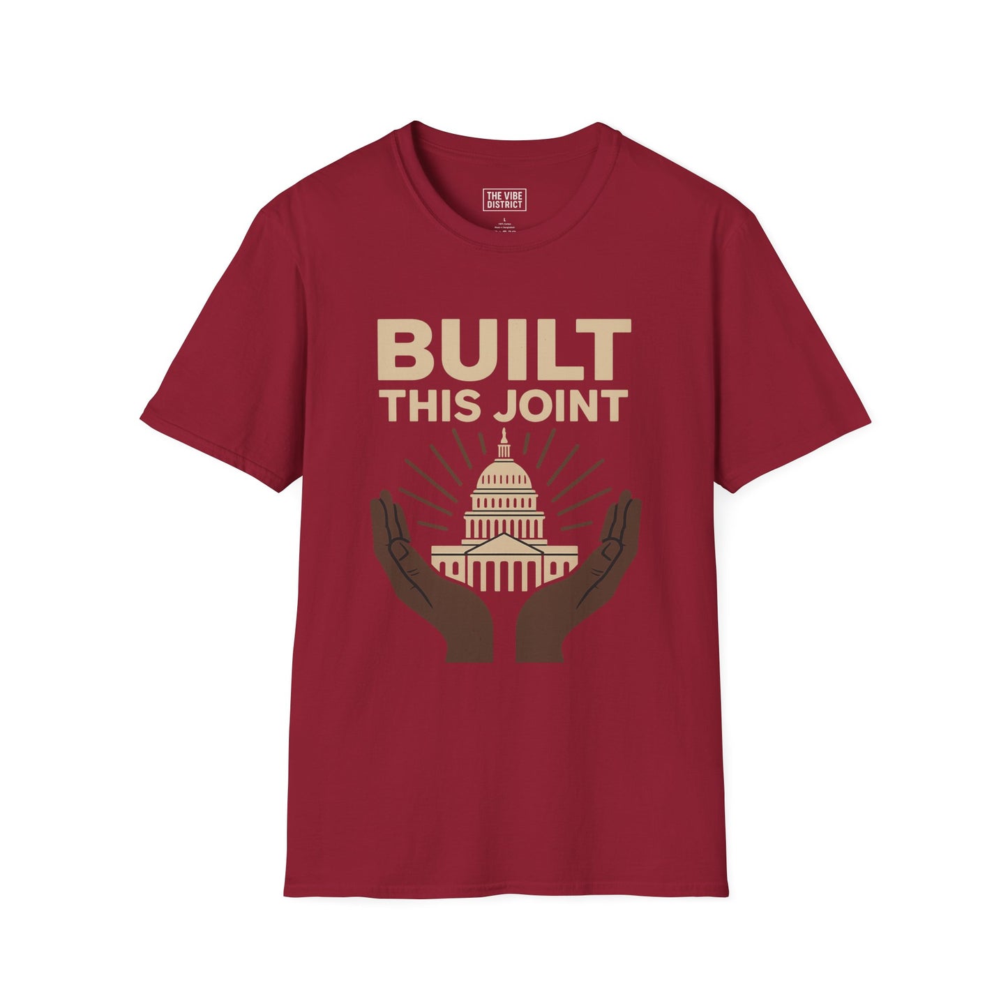Capitol Hands T-Shirt | Built This Joint Tee | Unisex Graphic Shirt | Casual Wear | Gift for Activists | Political Apparel