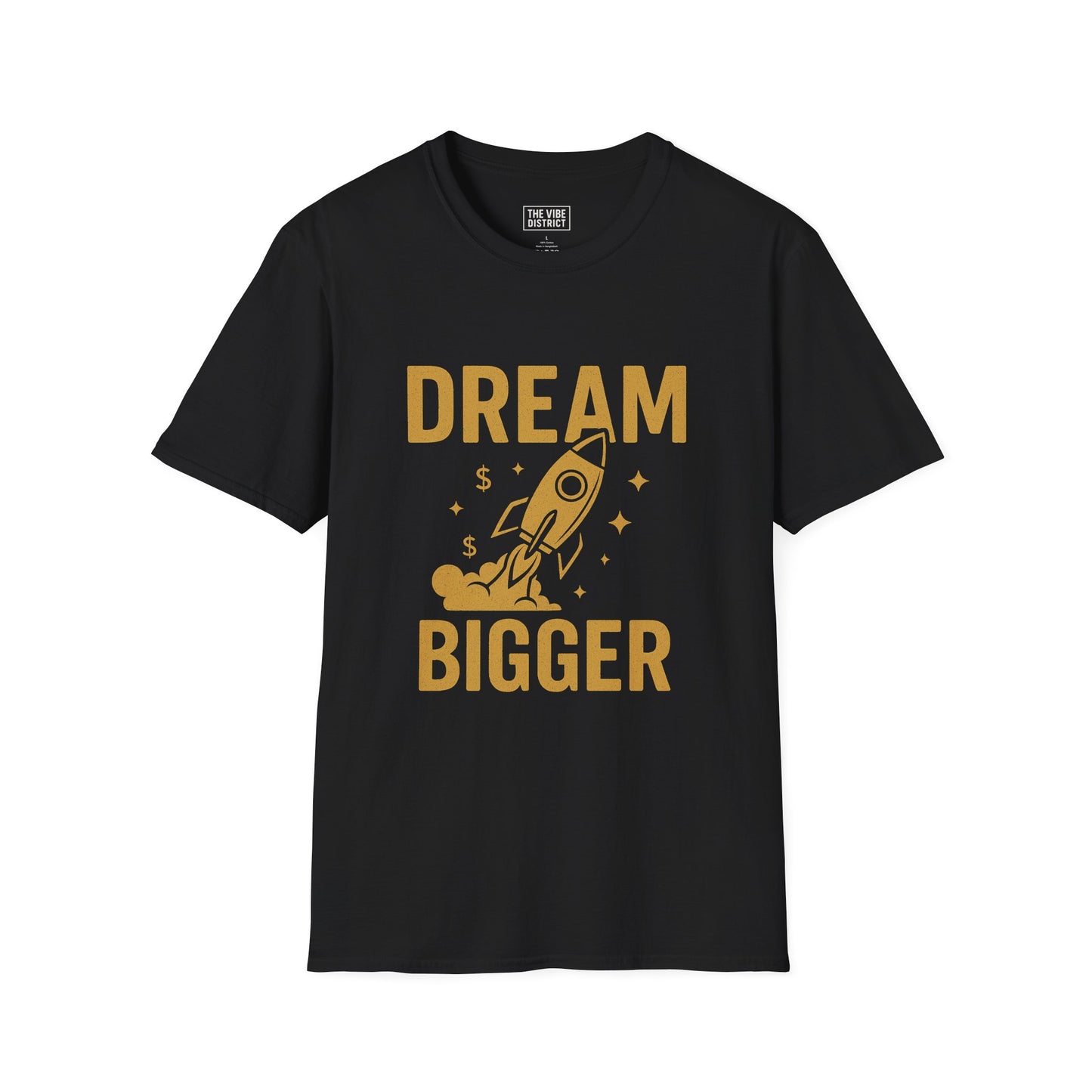 Dream Bigger Unisex T-Shirt - Motivational Tee, Inspirational Gift, Casual Wear, Dreamer Shirt, Graphic Tee