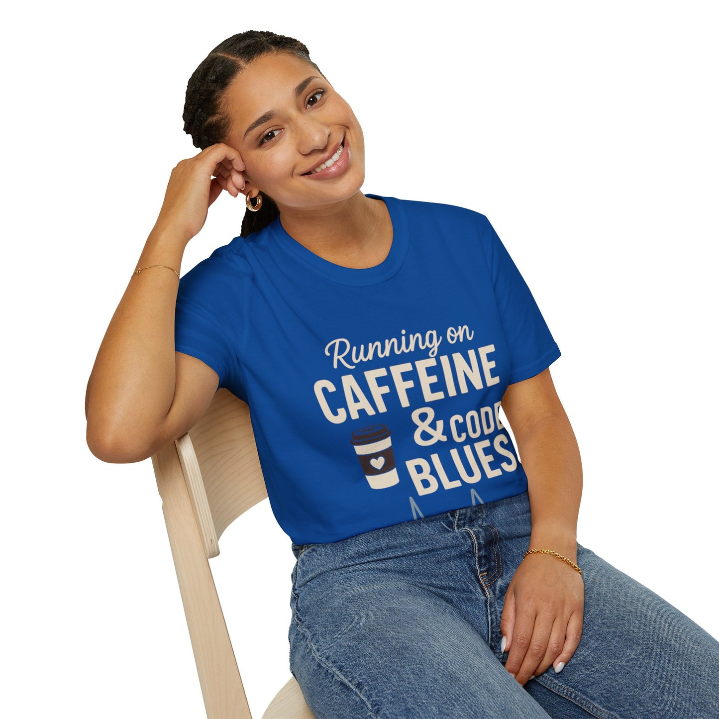 Funny Caffeine & Code Unisex T-Shirt - Perfect for Programmers & Coffee Lovers