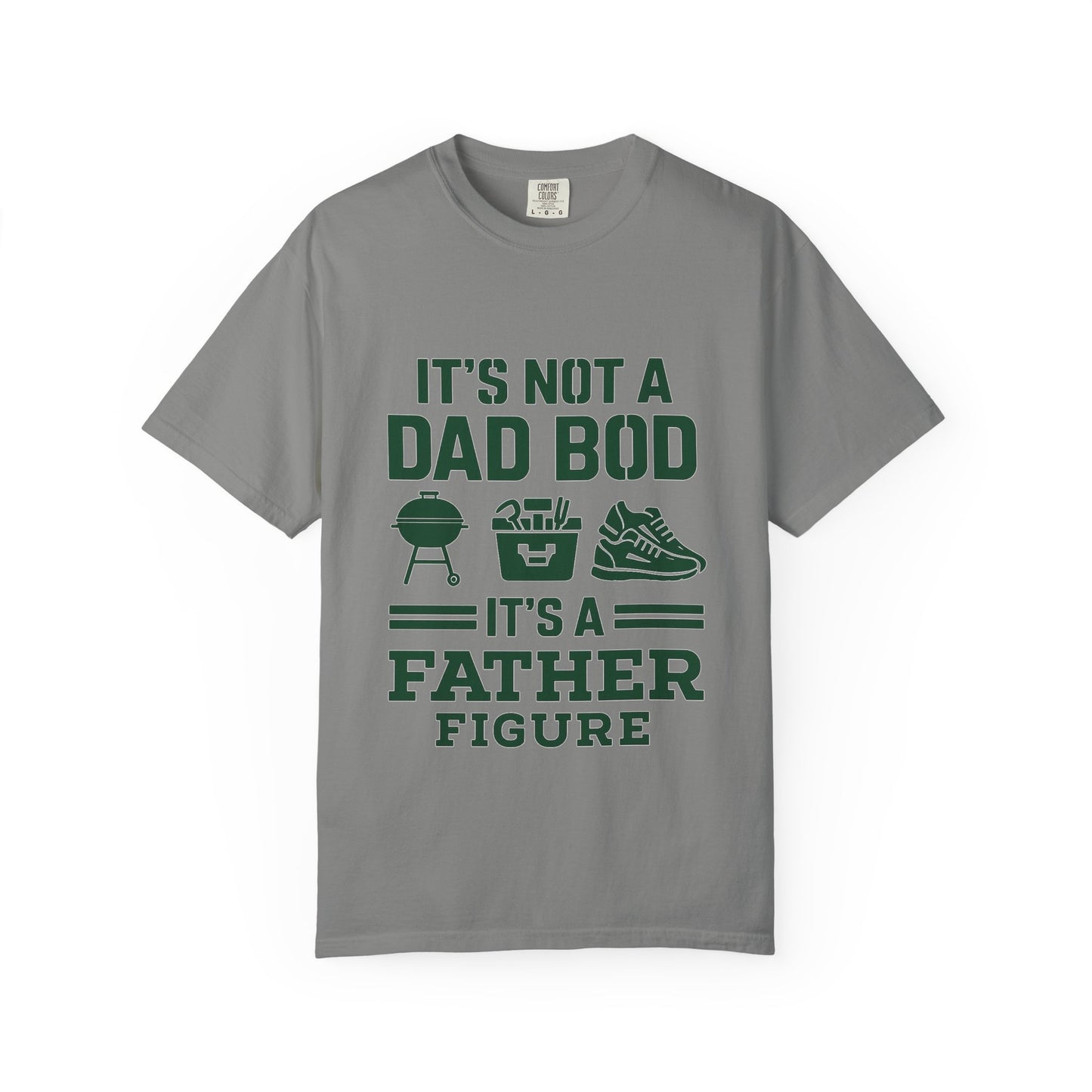 Father Figure T-Shirt, Unisex Dad Bod Tee, Gift for Father's Day, Funny Dad Shirt, Summer Casual Wear, BBQ Lover Apparel
