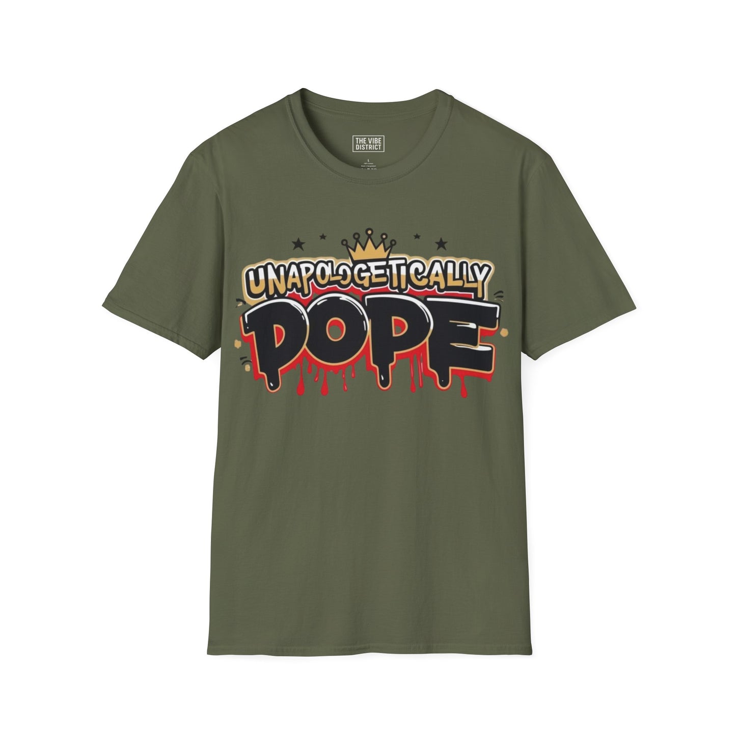 Unisex 'Unapologetically Dope' T-Shirt - Trendy Graphic Tee for Confident Fashion Lovers