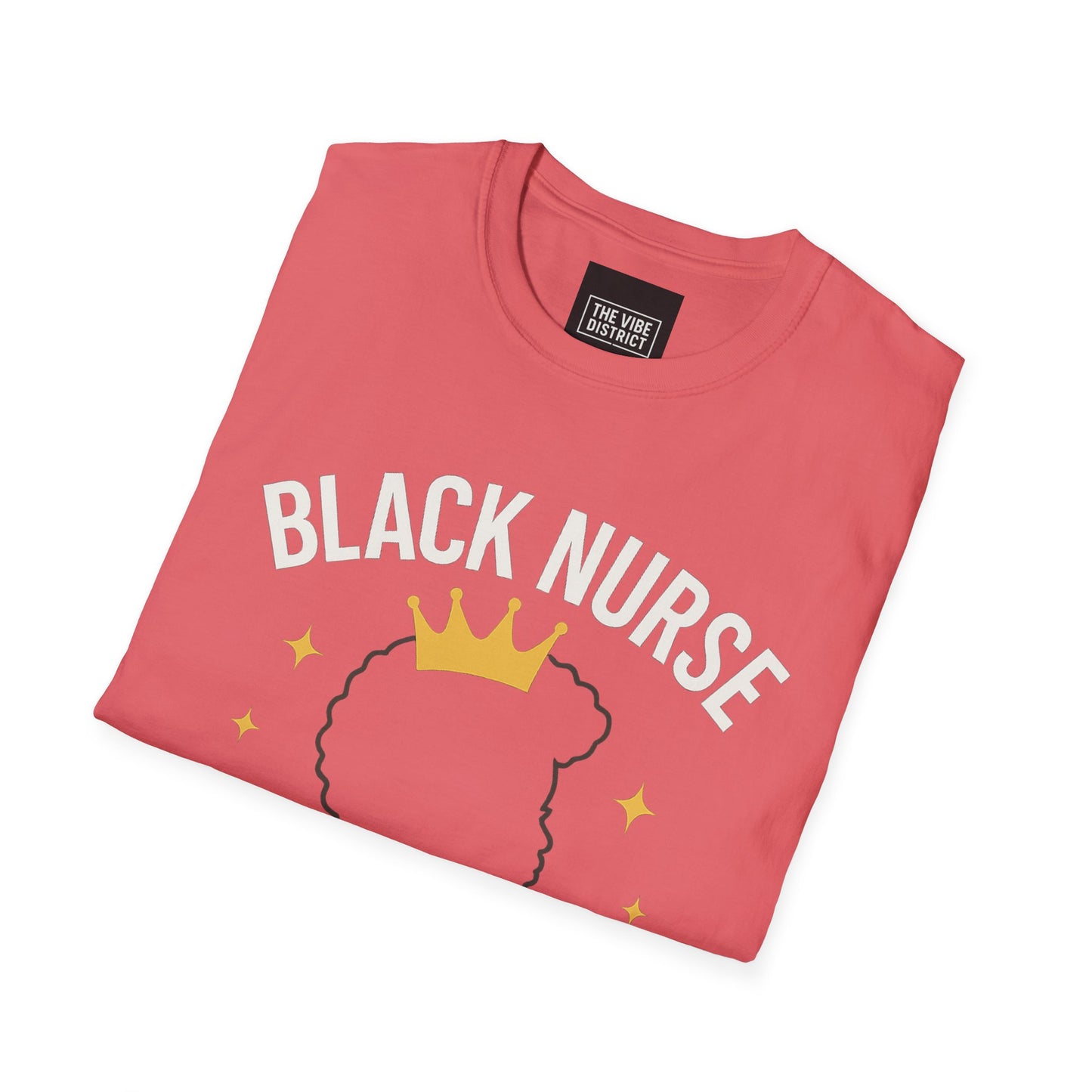 Black Nurse Magic Unisex Softstyle T-Shirt - Celebrate Healthcare Heroes