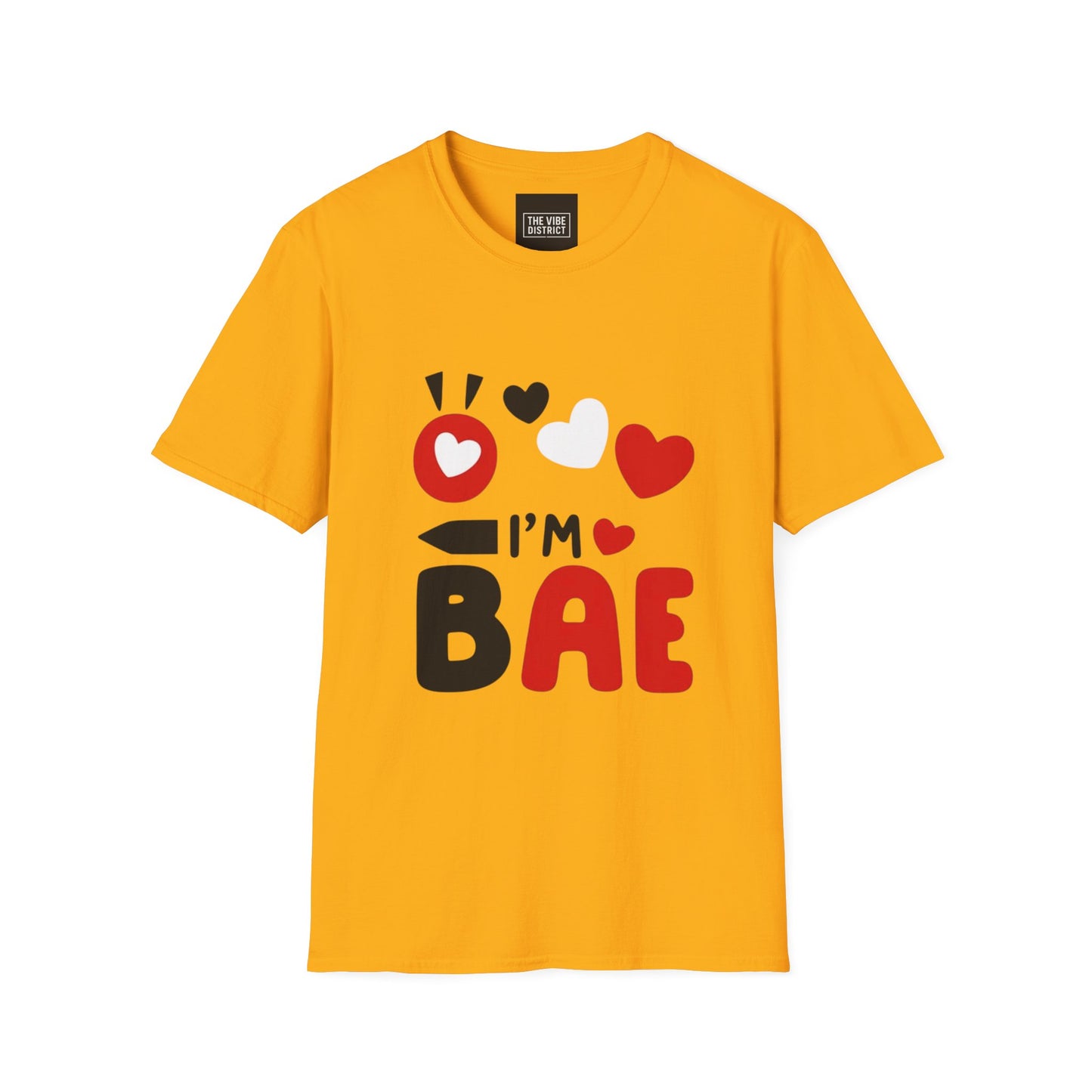 Valentine's Day I'm Bae T-Shirt, Cute Couple Tee, Gift for Him/Her, Softstyle Love Shirt, Romantic Apparel, Valentine's Gift