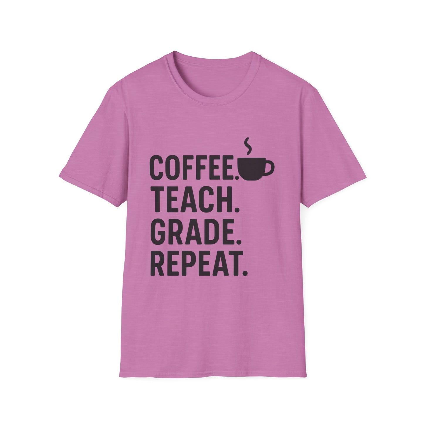 Coffee Teacher T-Shirt, Gift for Educators, Back to School Shirt, Teacher Appreciation, Funny Teaching Tee, Unisex Softstyle Tee
