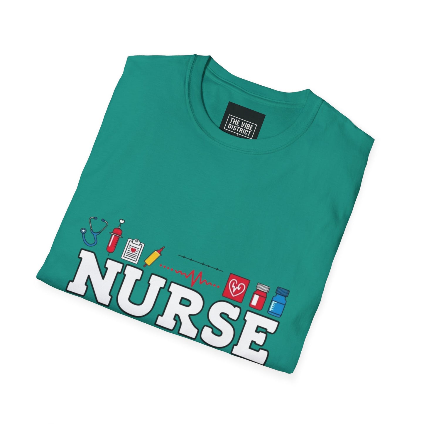 Nurse Appreciation T-Shirt | Unisex Softstyle Tee for Healthcare Heroes | "I'll Be There For You" Design