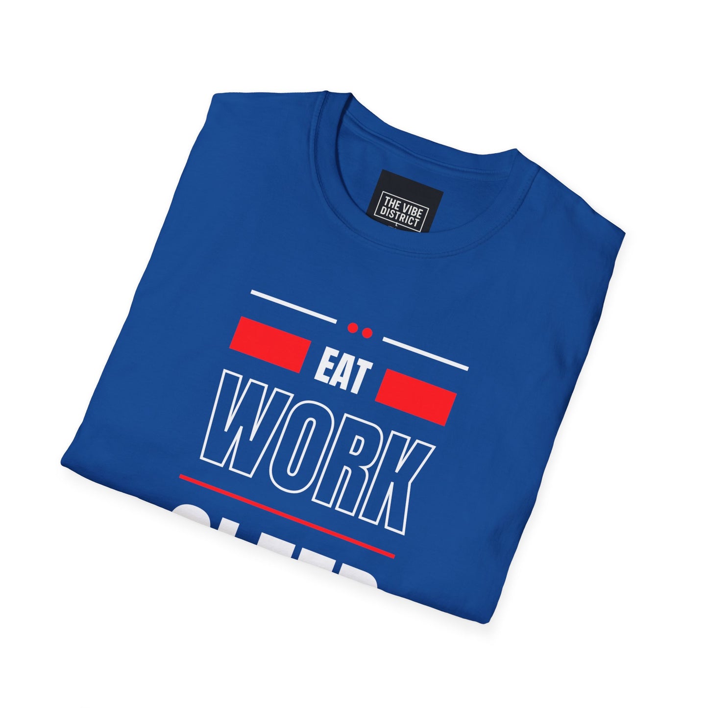 Eat Work Sleep Repeat Unisex Softstyle T-Shirt