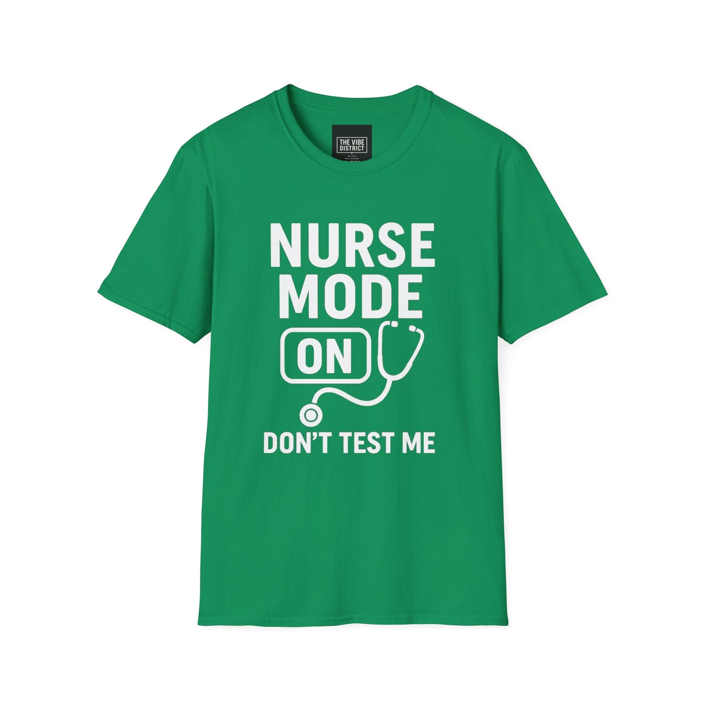 Nurse Mode On T-Shirt - Unisex Softstyle Tee for Healthcare Workers