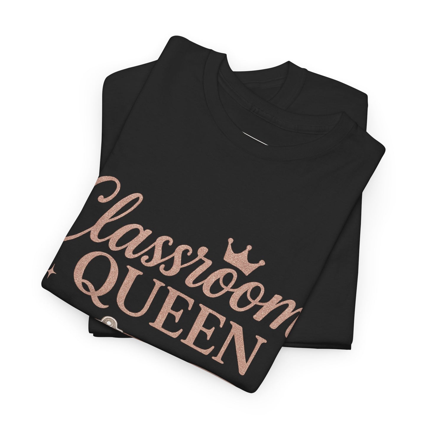 Classroom Queen Tee, Fun Teacher Shirt, Back to School Gift, Educational Apparel, Teacher Appreciation, Unisex Cotton Tee