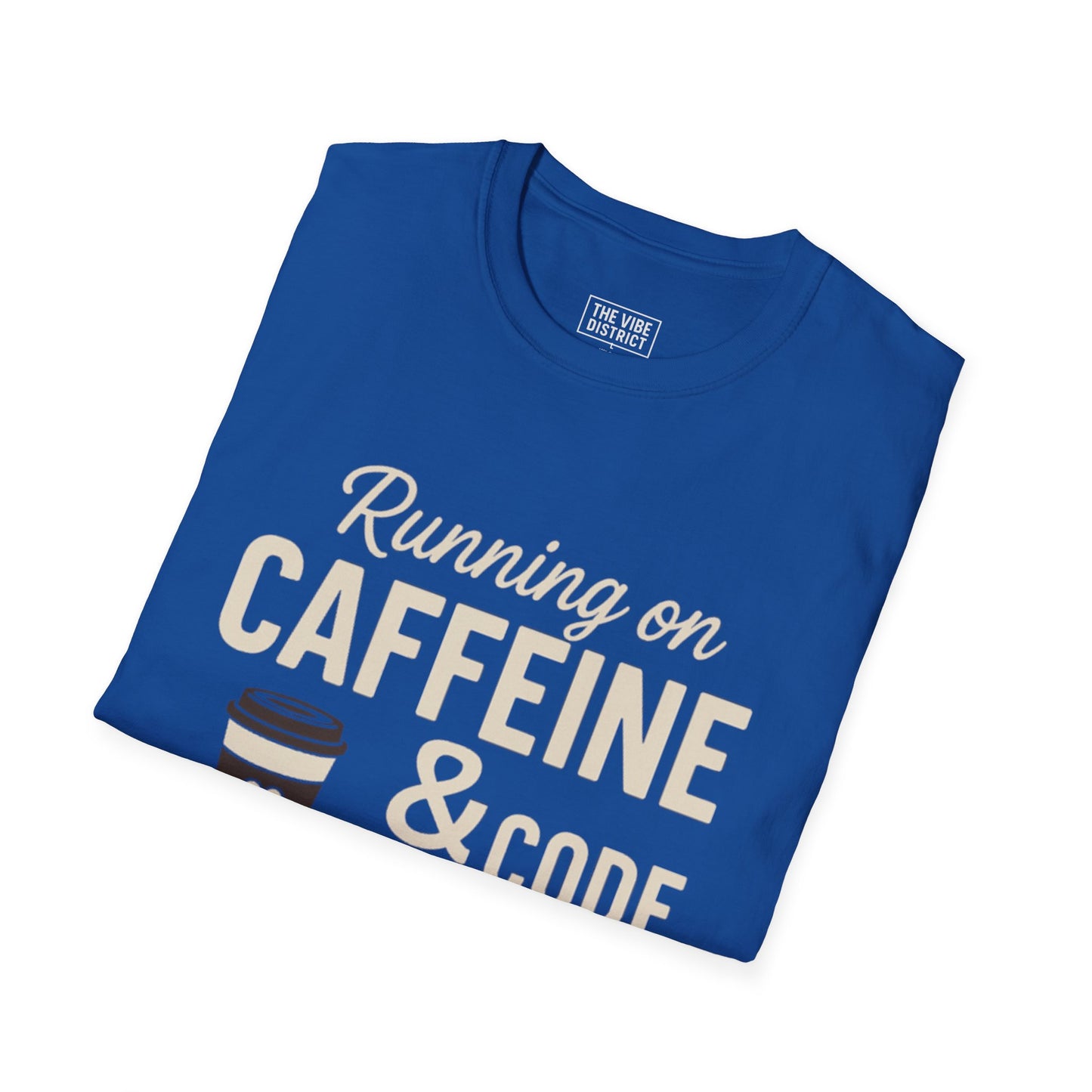 Funny Caffeine & Code Unisex T-Shirt - Perfect for Programmers & Coffee Lovers