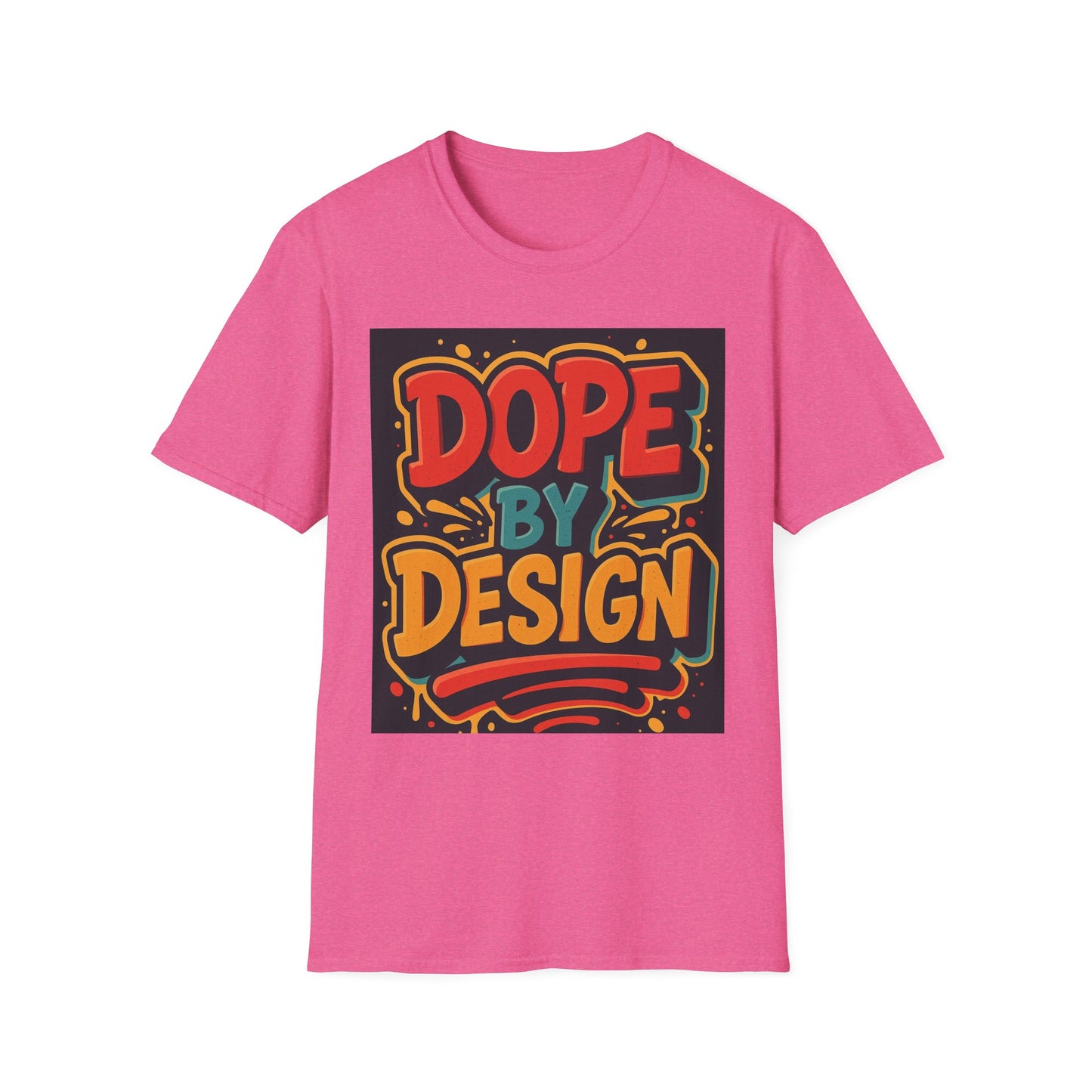 Dope by Design Unisex Softstyle T-Shirt - Vibrant Graphic Tee for Casual Wear