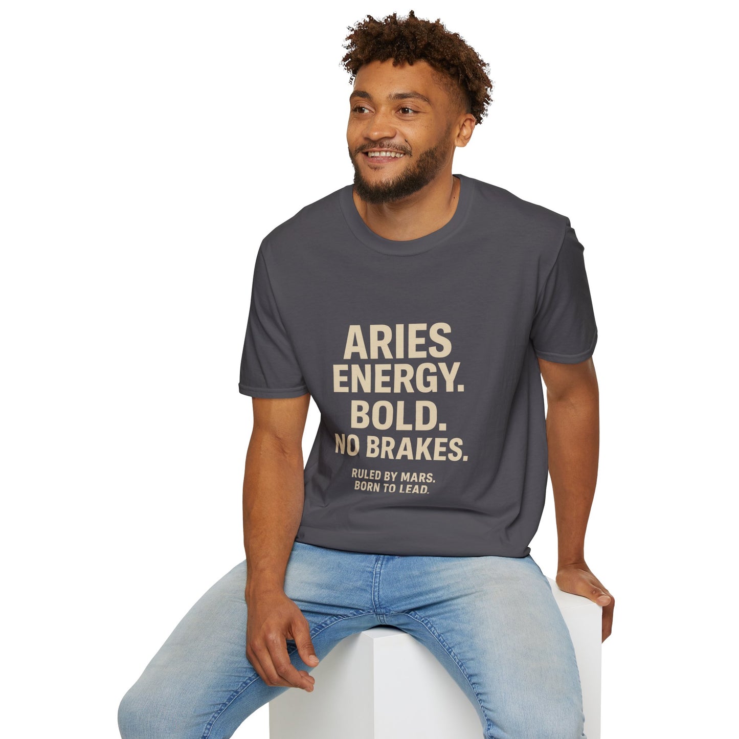 Bold Aries Energy T-Shirt, Astrology Tee for Aries, Zodiac Sign Shirt, Astrology Gift, Casual Wear, Birthday Gift