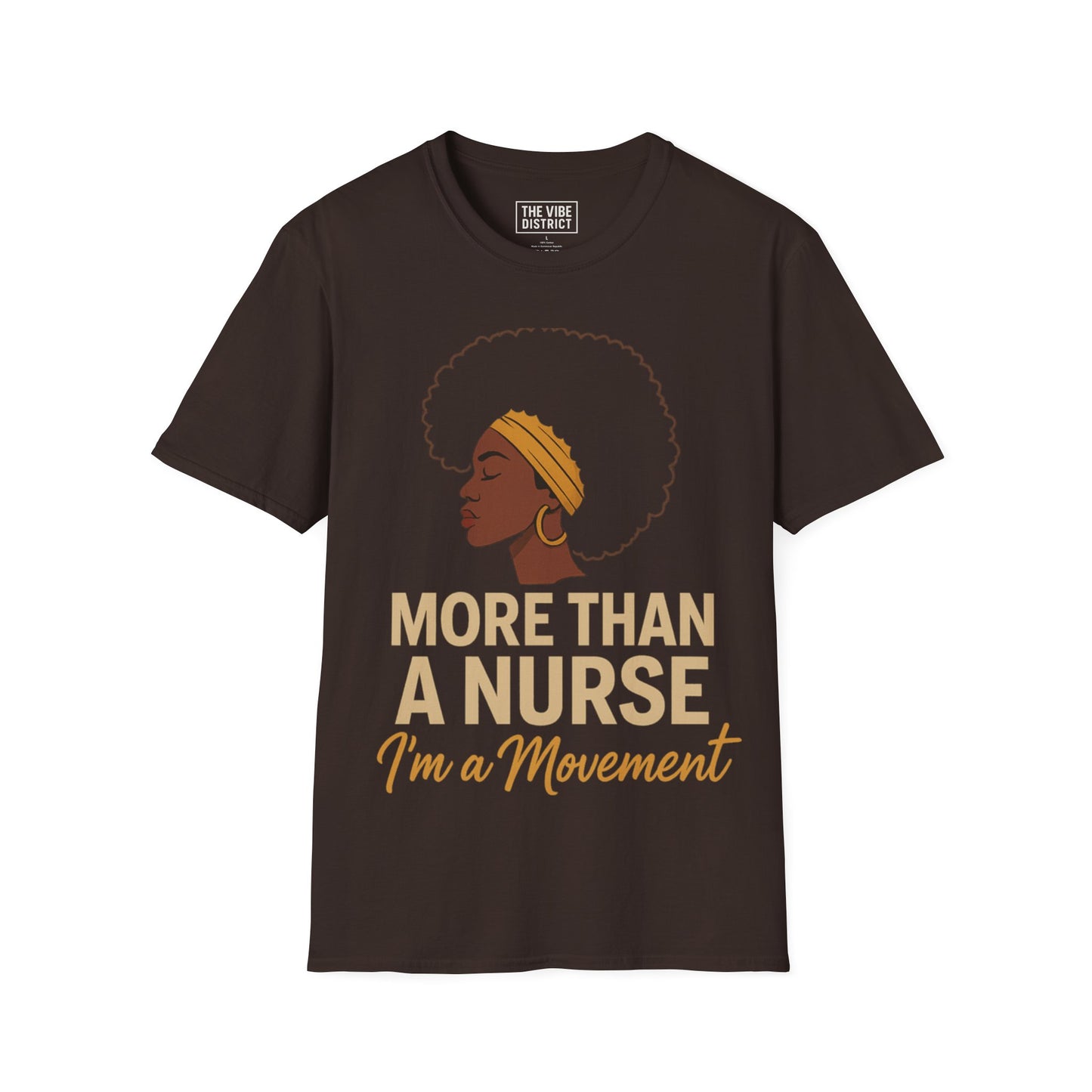 Empowering Nurse Unisex Softstyle T-Shirt – More Than A Nurse, I'm A Movement