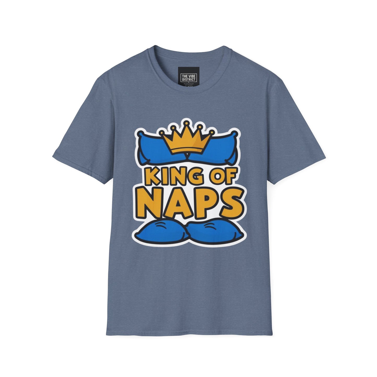 King of Naps Unisex Softstyle T-Shirt - Perfect Gift for Sleep Lovers