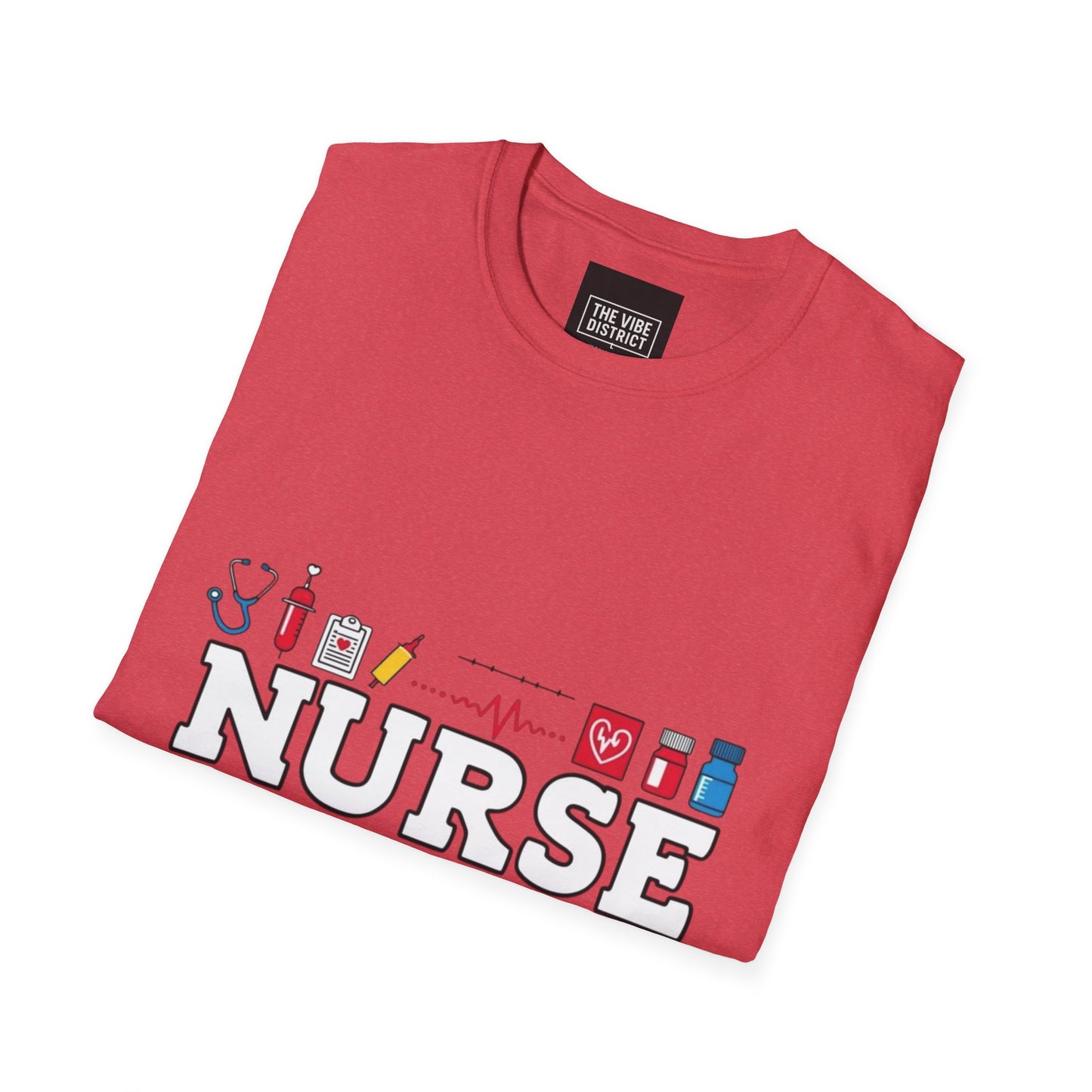Nurse Appreciation T-Shirt | Unisex Softstyle Tee for Healthcare Heroes | "I'll Be There For You" Design