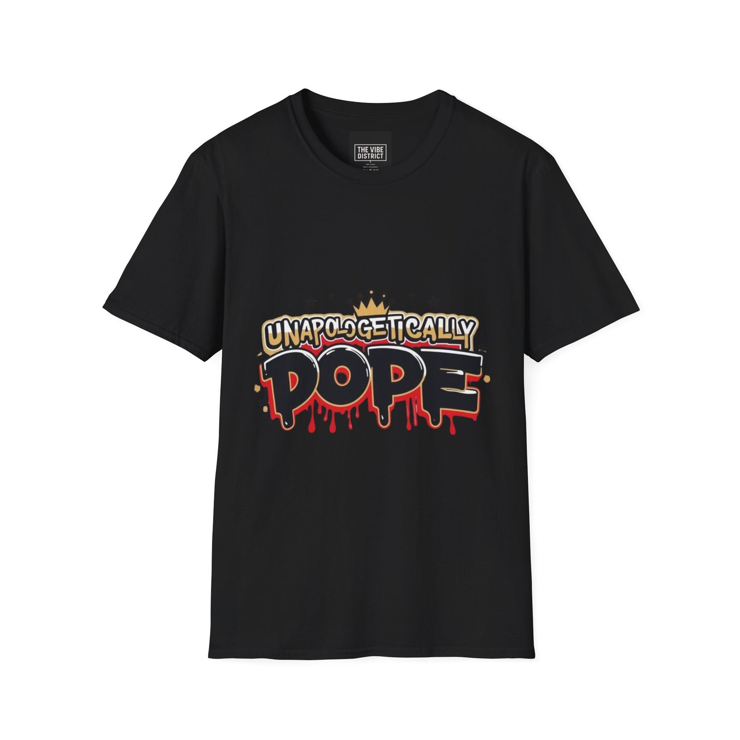 Unisex 'Unapologetically Dope' T-Shirt - Trendy Graphic Tee for Confident Fashion Lovers