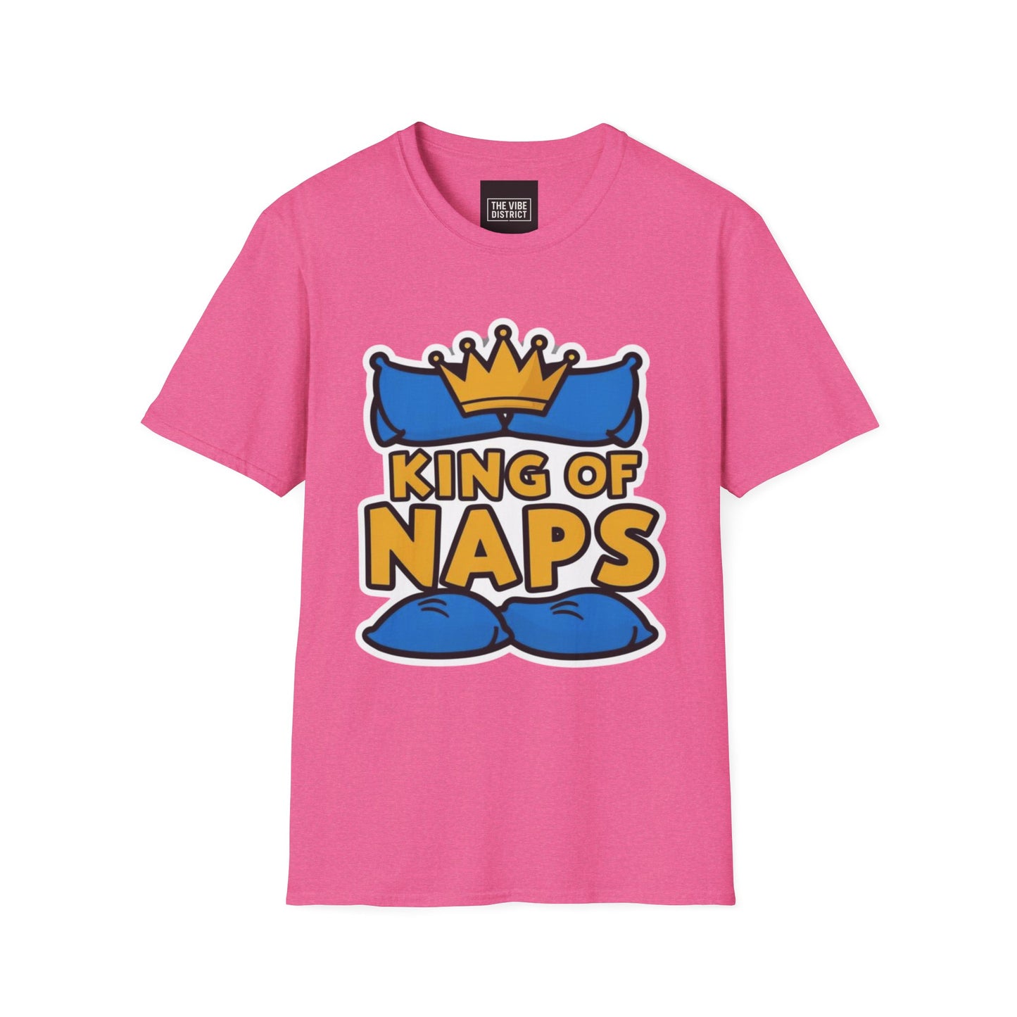 King of Naps Unisex Softstyle T-Shirt - Perfect Gift for Sleep Lovers