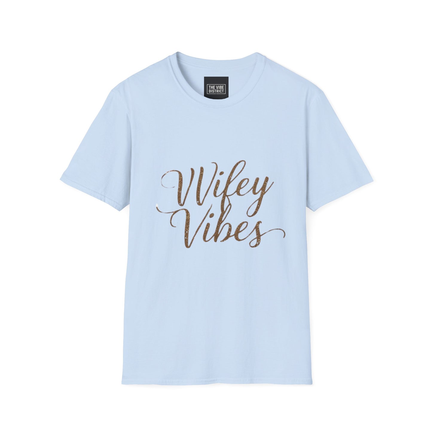 Wifey Vibes Unisex Softstyle T-Shirt - Perfect Gift for Brides and Newlyweds