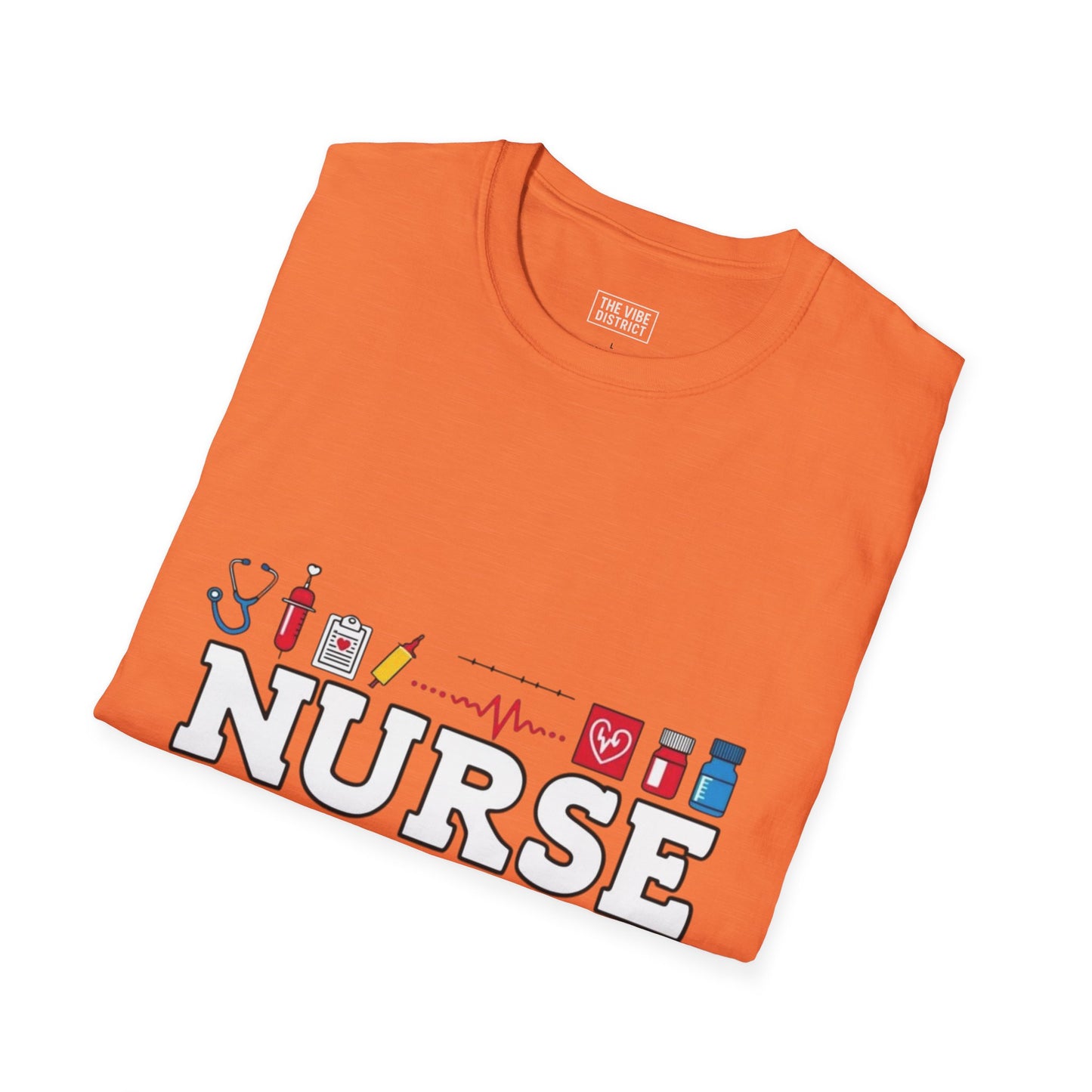 Nurse Appreciation T-Shirt | Unisex Softstyle Tee for Healthcare Heroes | "I'll Be There For You" Design