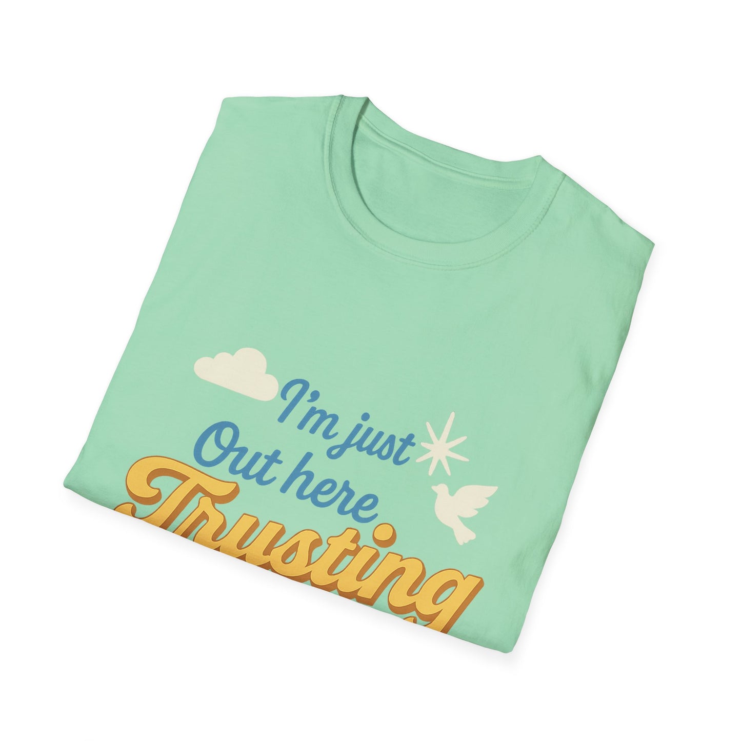 Trusting God Tee, Inspirational Gift, Christian Apparel, Casual Wear, Everyday Comfort
