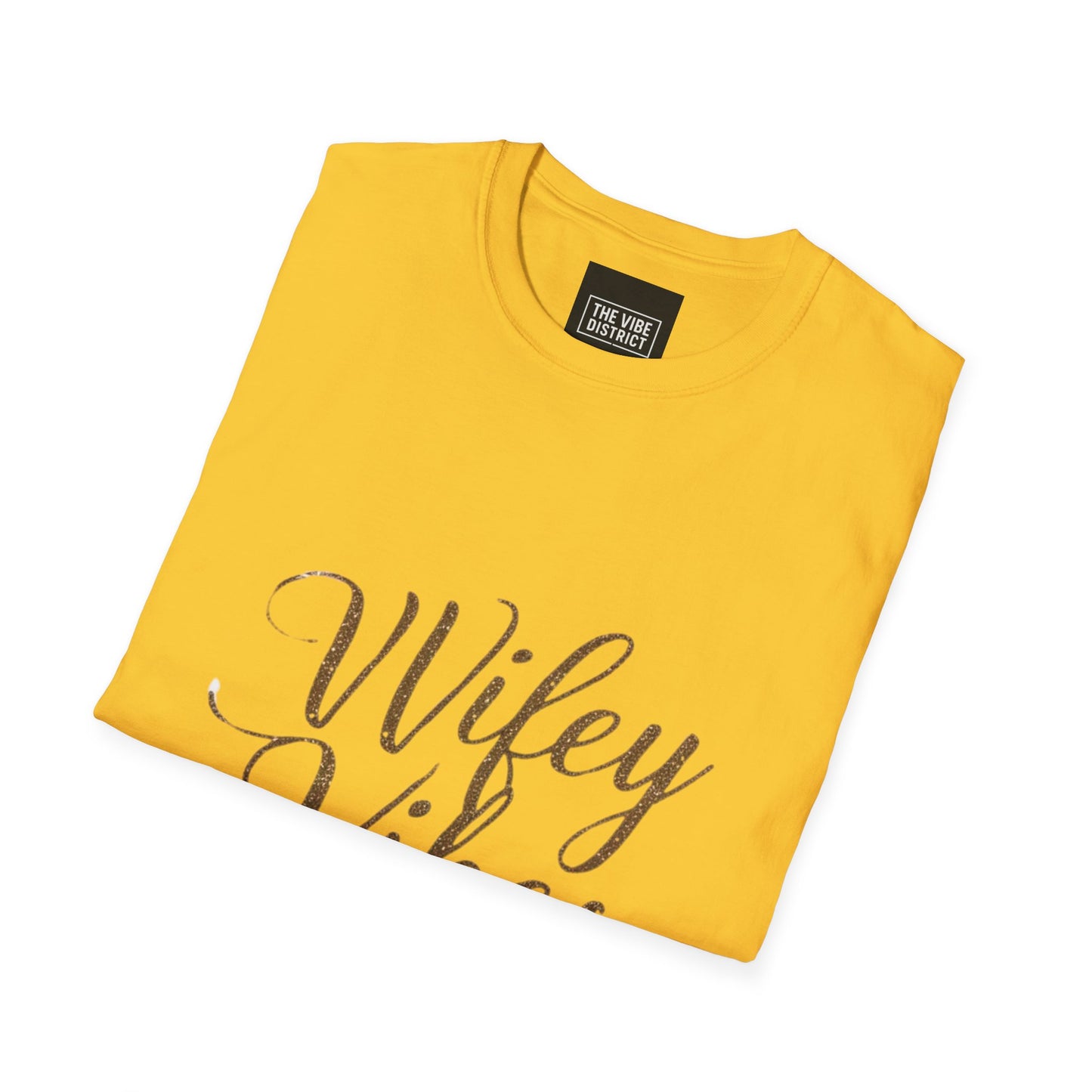 Wifey Vibes Unisex Softstyle T-Shirt - Perfect Gift for Brides and Newlyweds