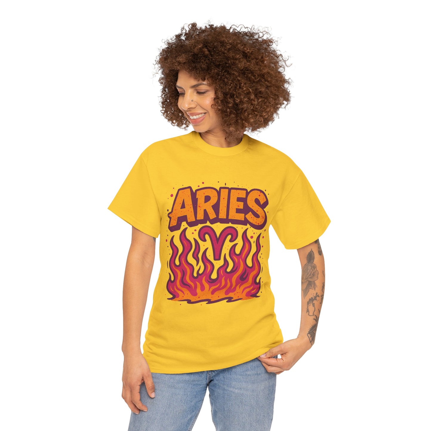 Aries Zodiac Tee - Unisex Astrology T-Shirt, Horoscope Gift, Birthday Apparel, Astrology Lovers, Casual Wear