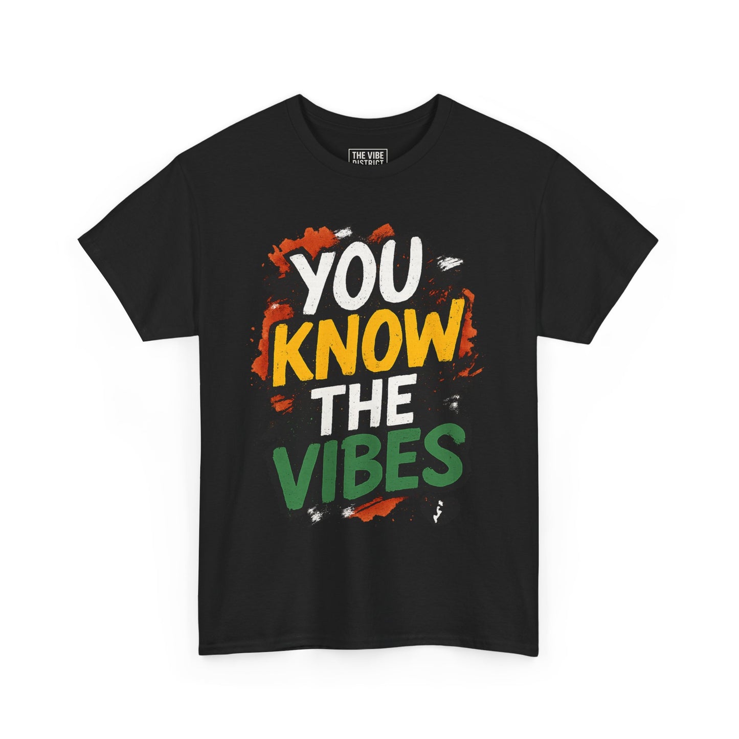 Vibrant Vibes Tee | Unisex Heavy Cotton Shirt, Casual Wear, Gift for Friends, Summer Outfit, Motivational T-Shirt, Festival Fashion