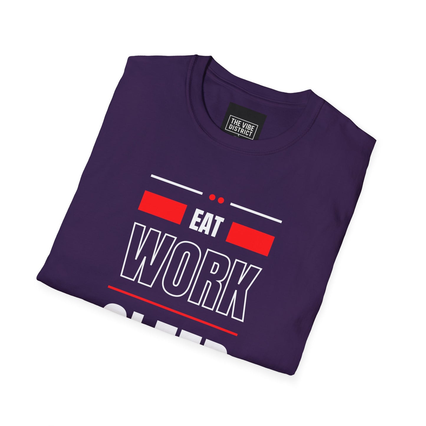 Eat Work Sleep Repeat Unisex Softstyle T-Shirt