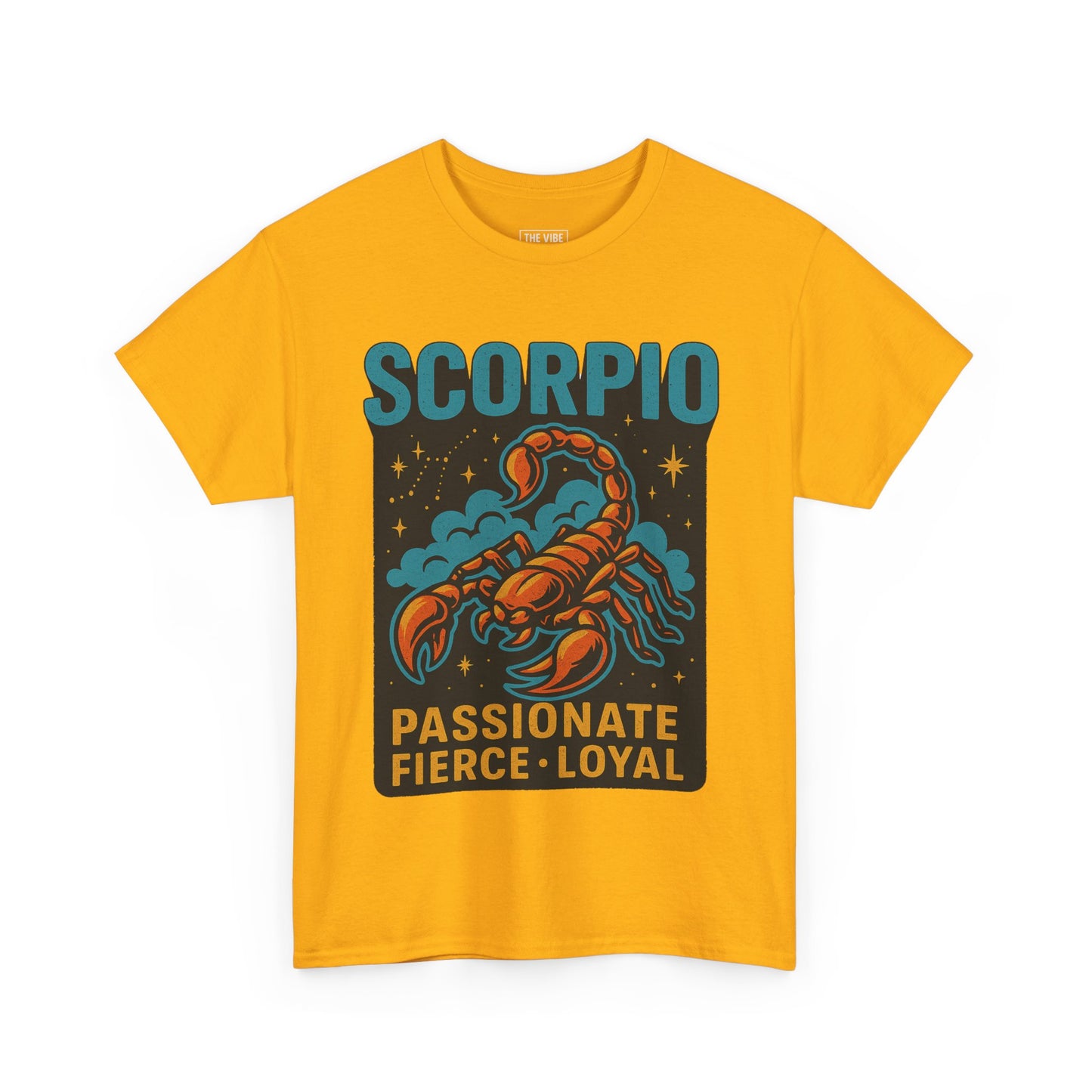 Scorpio Zodiac Tee | Passionate, Fierce & Loyal | Astrology Gift, Horoscope Shirt, Unisex Apparel, Birthday Present, Astrology Lover